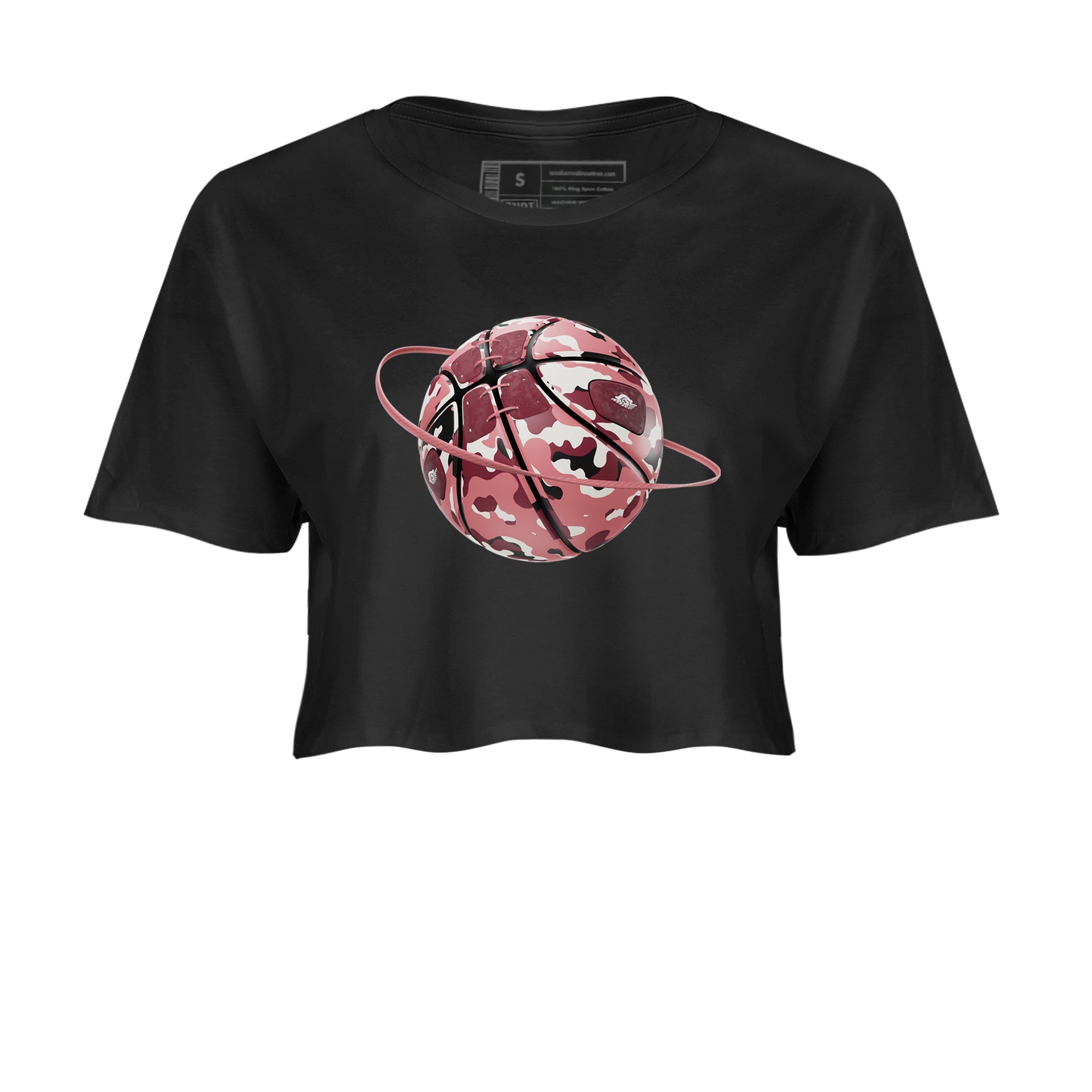 Dunk Valentines Day 2024 shirt to match jordans Camo Basketball Planet sneaker tees Dunk Happy Valentines Day 2024 Drip Gear Zone Black 2 Crop T-Shirt