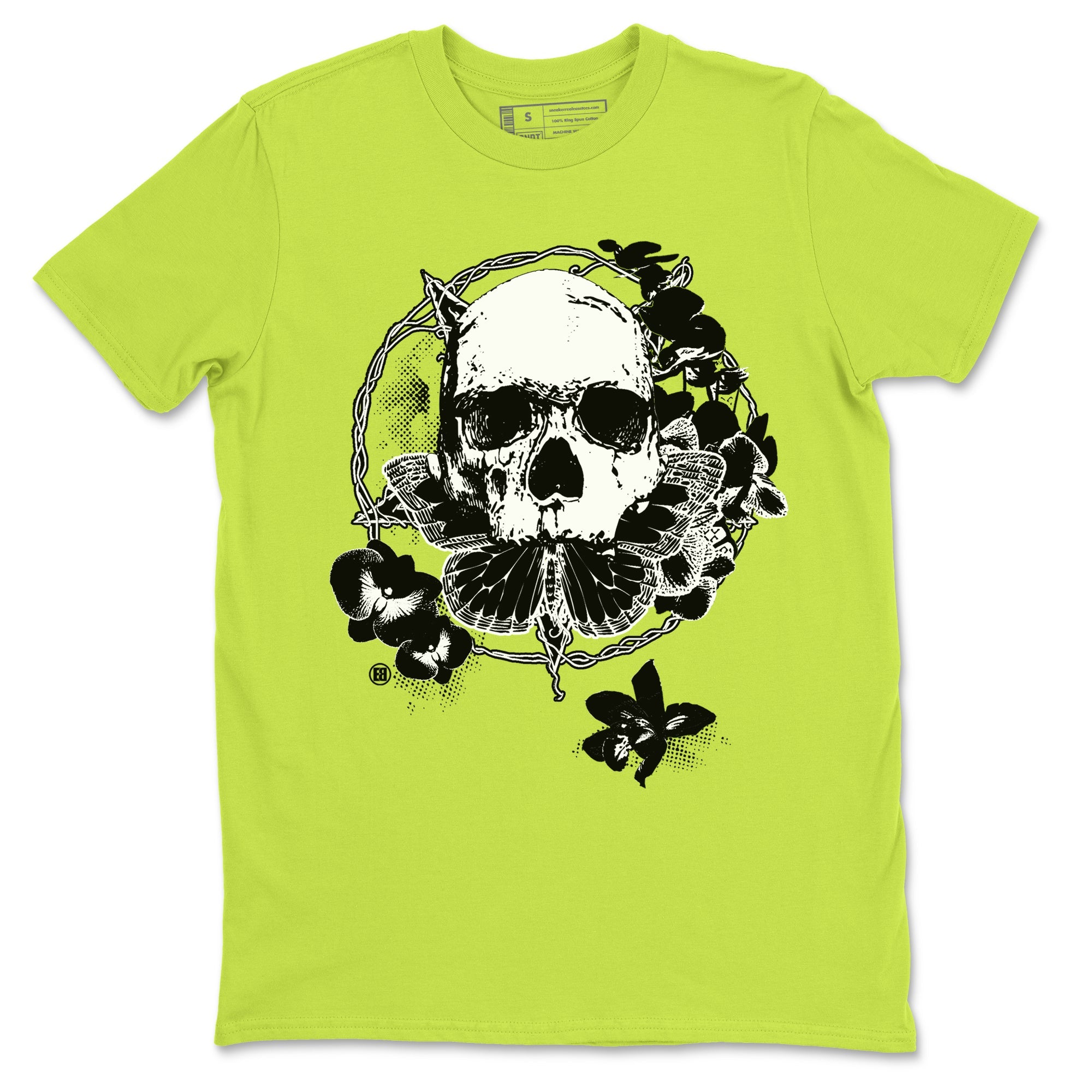 AF1 Volt shirts to match jordans Carpe Diem Skull sneaker match tees Air Force 1 Volt match shoes to clothes Drip Gear Zone unisex cotton Safety Green 2 shirts
