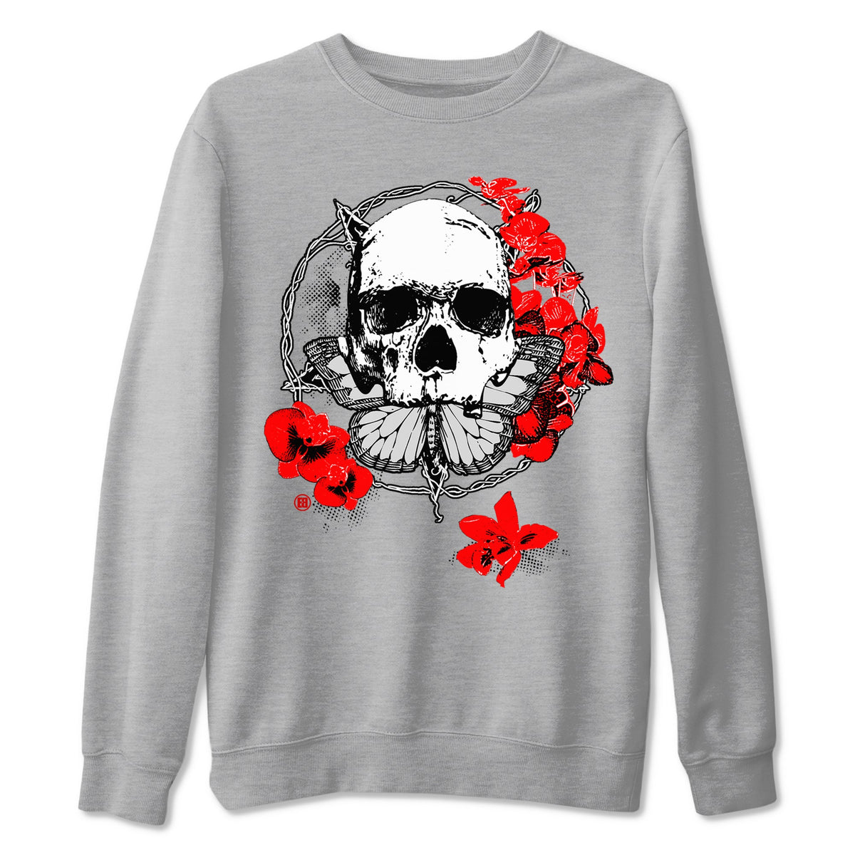 11s Bred Velvet shirts to match jordans Carpe Diem Skull sneaker match tees Air Jordan 11 Bred Velvet match shoes to clothes Drip Gear Zone unisex cotton Heather Grey 2 shirts