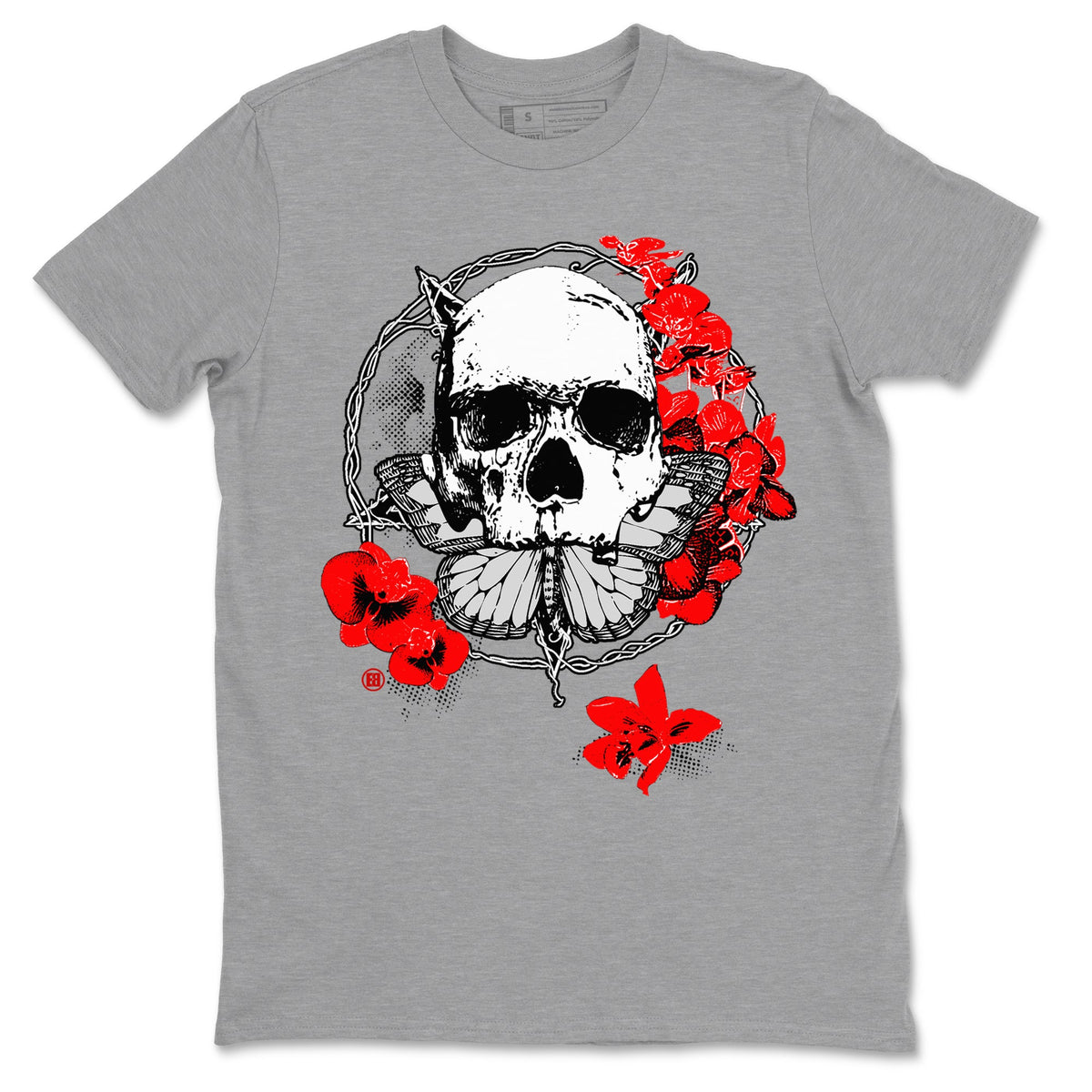 11s Bred Velvet shirts to match jordans Carpe Diem Skull sneaker match tees Air Jordan 11 Bred Velvet match shoes to clothes Drip Gear Zone unisex cotton Heather Grey 2 shirts