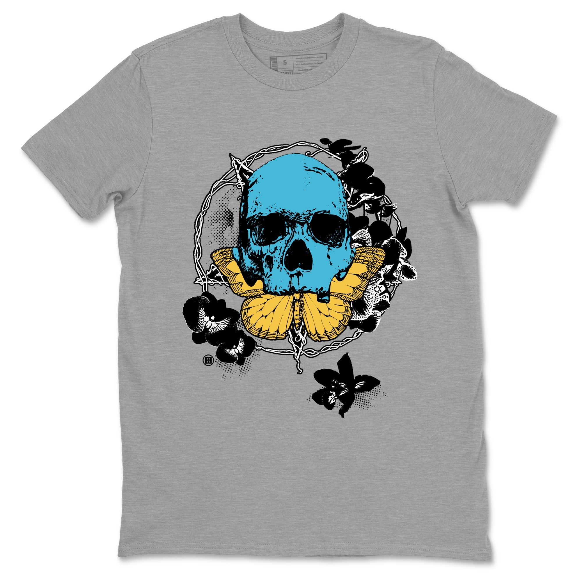 Sneaker Threads  Sneaker Tees To Match Air Jordan 11 Retro Gamma  Carpe Diem Skull Graphic Tee Heather Grey 2. Perfect for Jordan releases 2025 colorways.