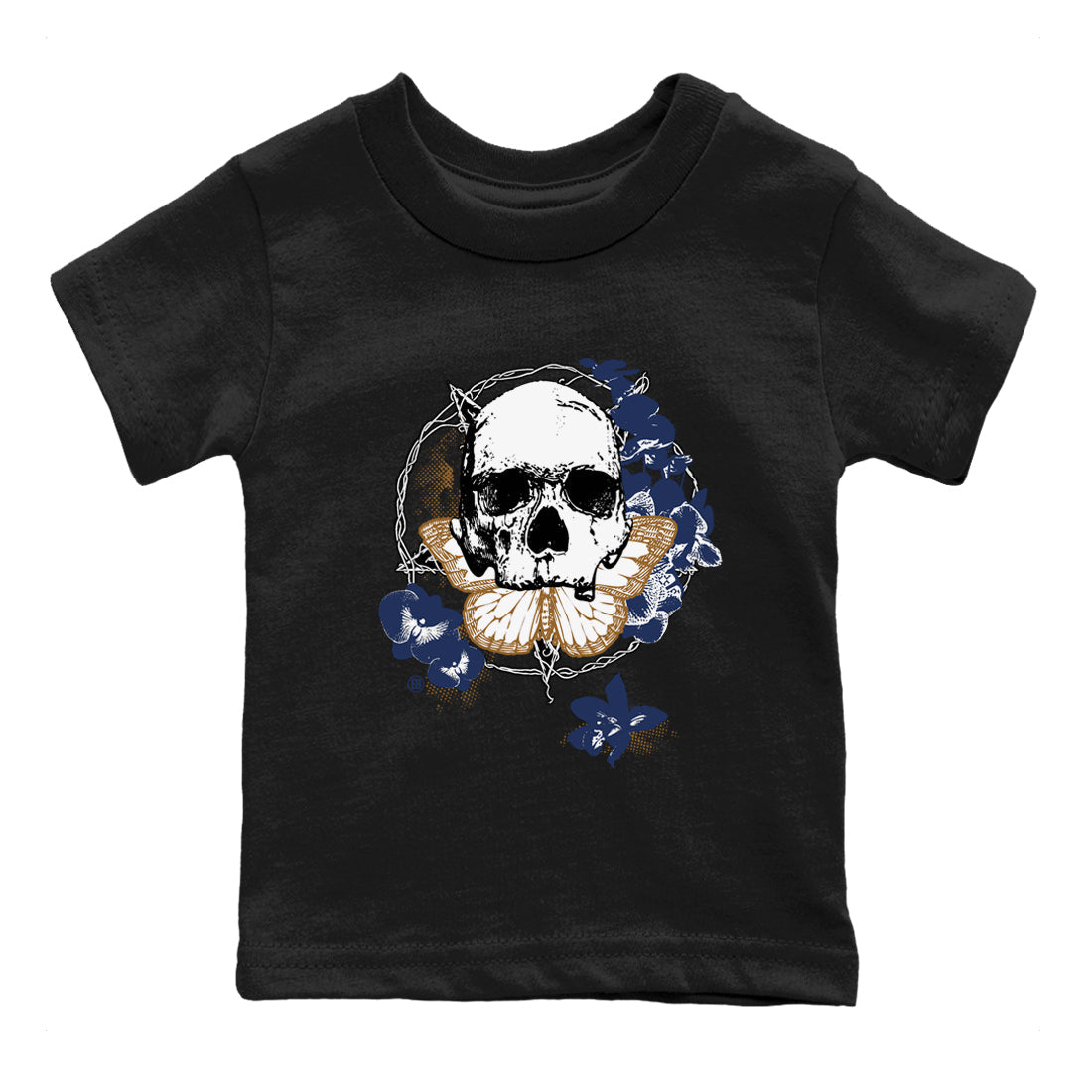 13s Midnight Navy shirts to match jordans Carpe Diem Skull sneaker match tees Air Jordan 13 Midnight Navy match shoes to clothes Drip Gear Zone Youth Baby Black 2 tee