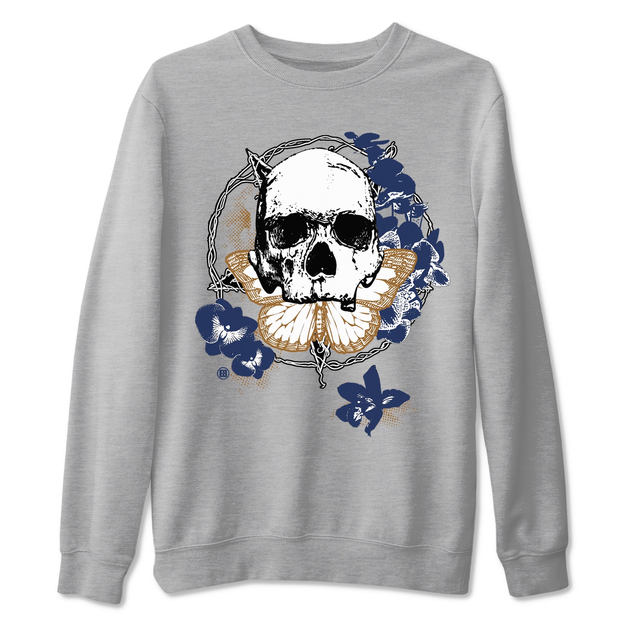 13s Midnight Navy shirts to match jordans Carpe Diem Skull sneaker match tees Air Jordan 13 Midnight Navy match shoes to clothes Drip Gear Zone unisex cotton Heather Grey 2 shirts