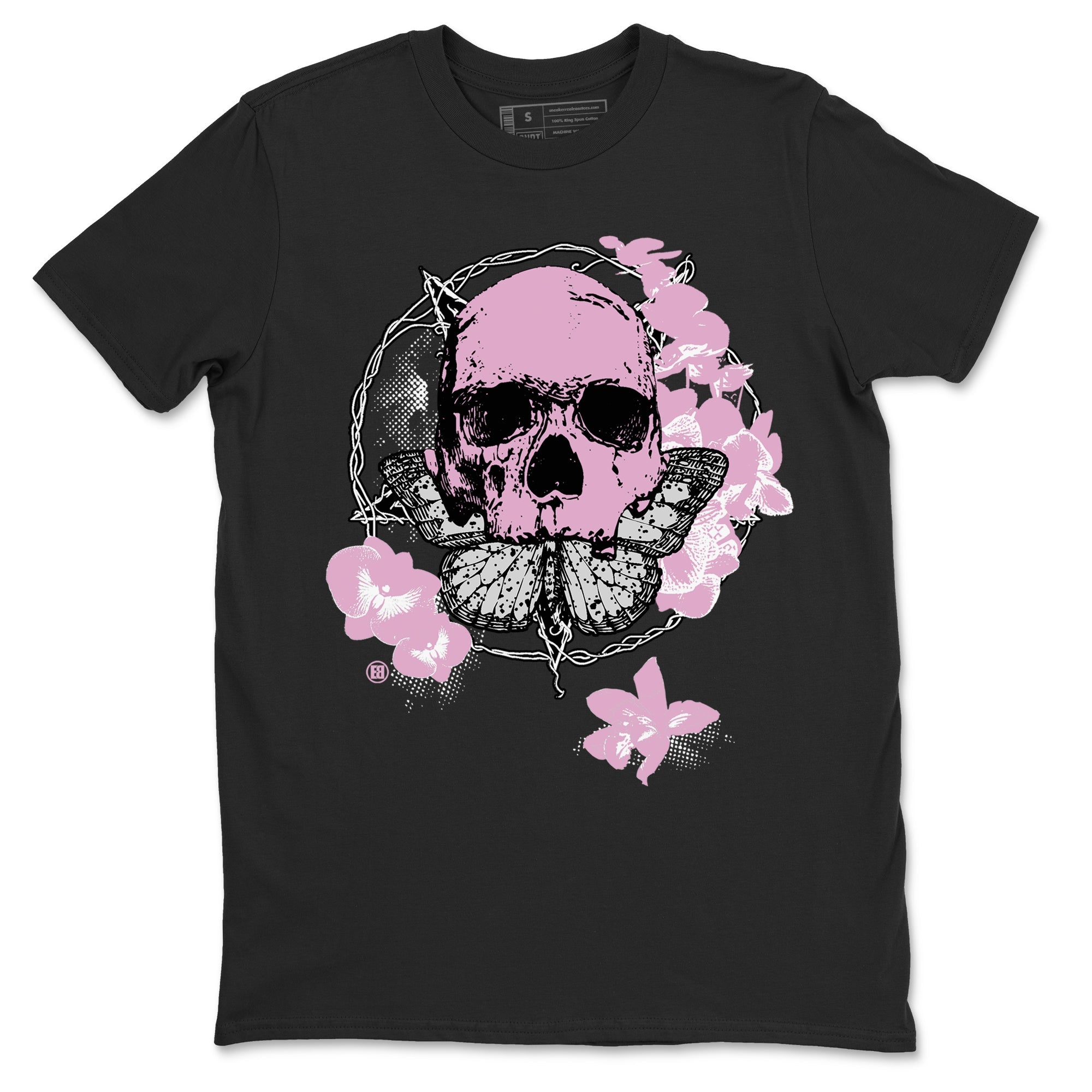 4s Orchid shirts to match jordans Carpe Diem Skull sneaker match tees Air Jordan 4 Orchid match shoes to clothes Drip Gear Zone unisex cotton Black 2 shirts