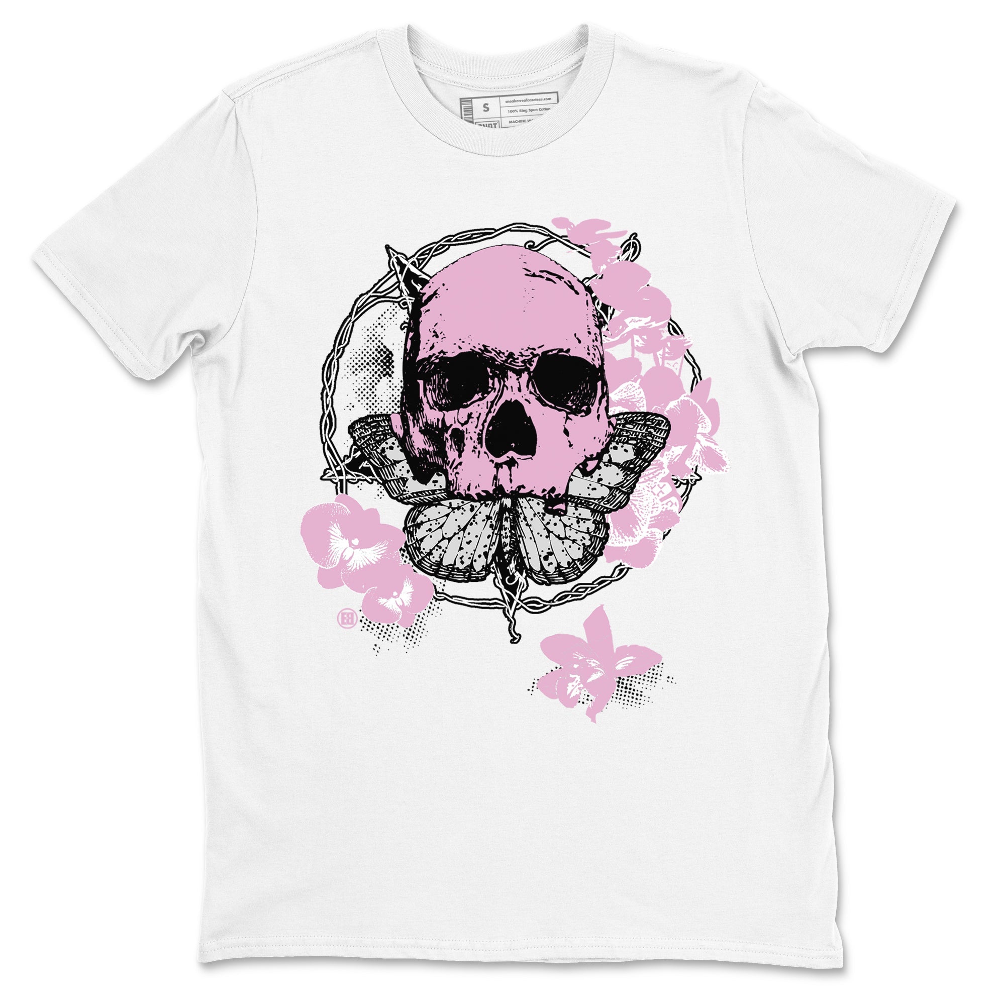 4s Orchid shirts to match jordans Carpe Diem Skull sneaker match tees Air Jordan 4 Orchid match shoes to clothes Drip Gear Zone unisex cotton White 2 shirts