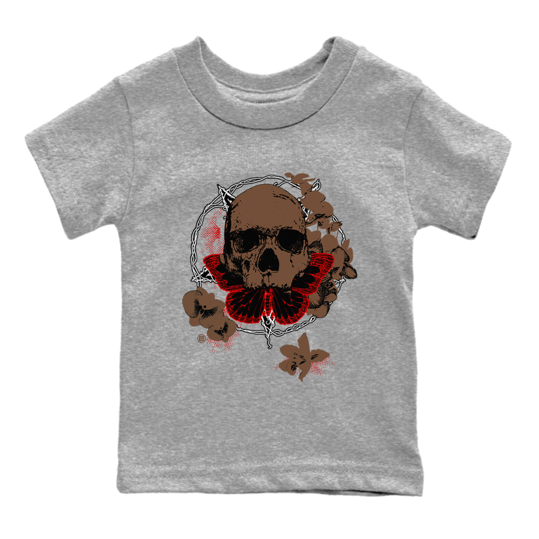 9s Olive shirts to match jordans Carpe Diem Skull sneaker match tees Air Jordan 9 Olive match shoes to clothes Drip Gear Zone Youth Baby Heather Grey 2 tee