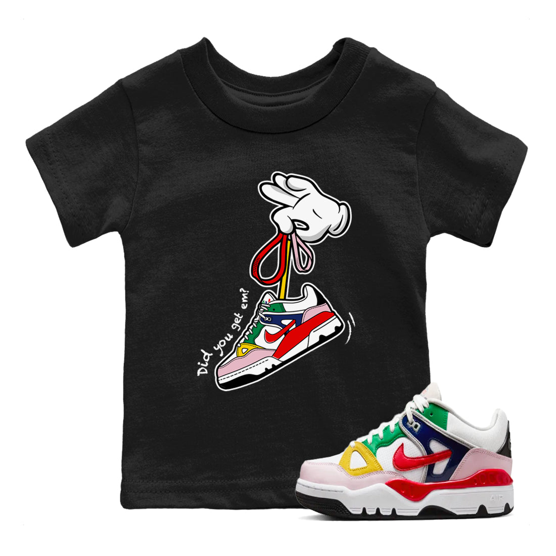 AF 3 Nigo shirtsto match jordans Cartoon Hands sneaker match tees Air Force 3 Low x Nigo Blue Void and Tour Yellow match shoes to clothes Drip Gear Zone Youth Baby Black 1 tee