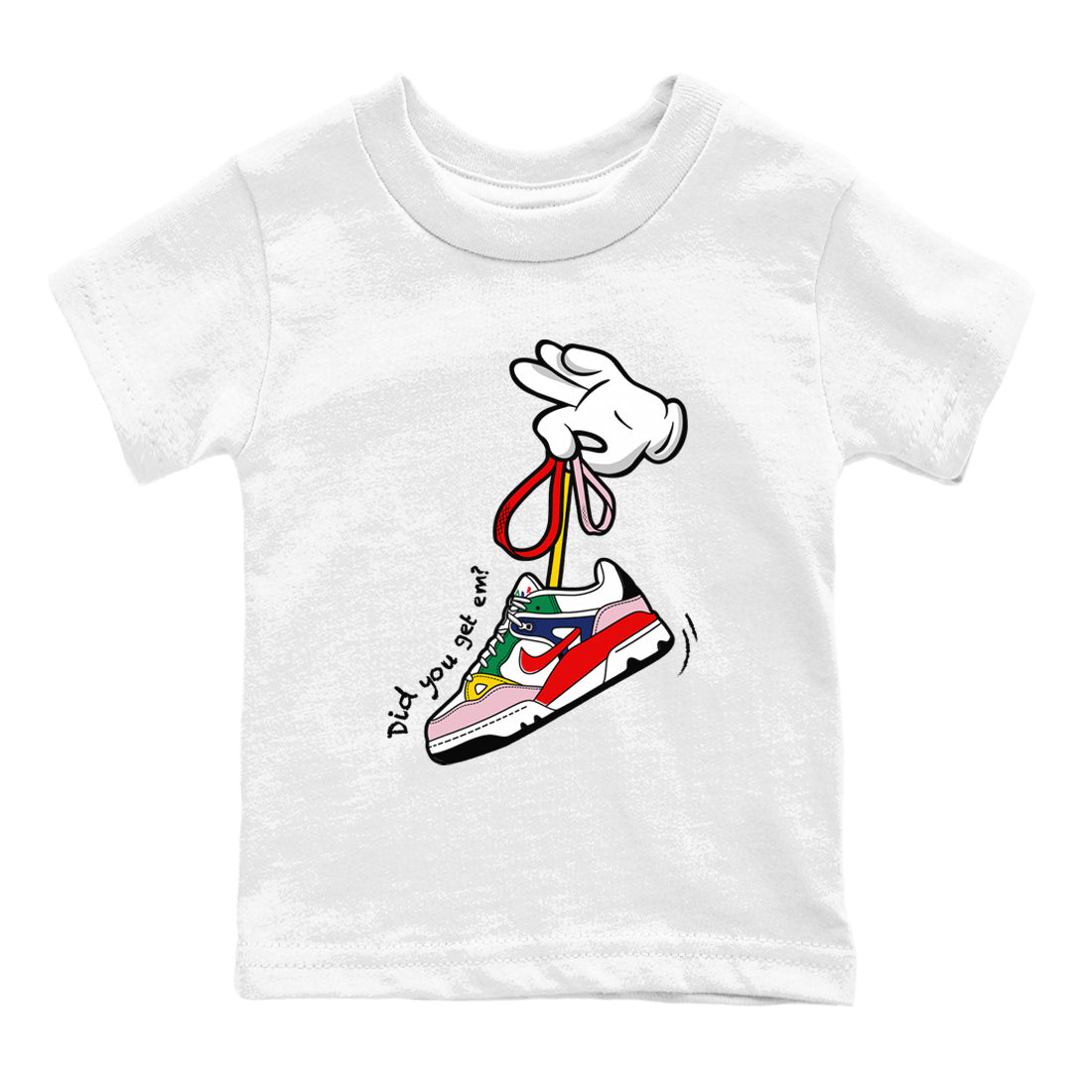 AF 3 Nigo shirtsto match jordans Cartoon Hands sneaker match tees Air Force 3 Low x Nigo Blue Void and Tour Yellow match shoes to clothes Drip Gear Zone Youth Baby White 2 tee