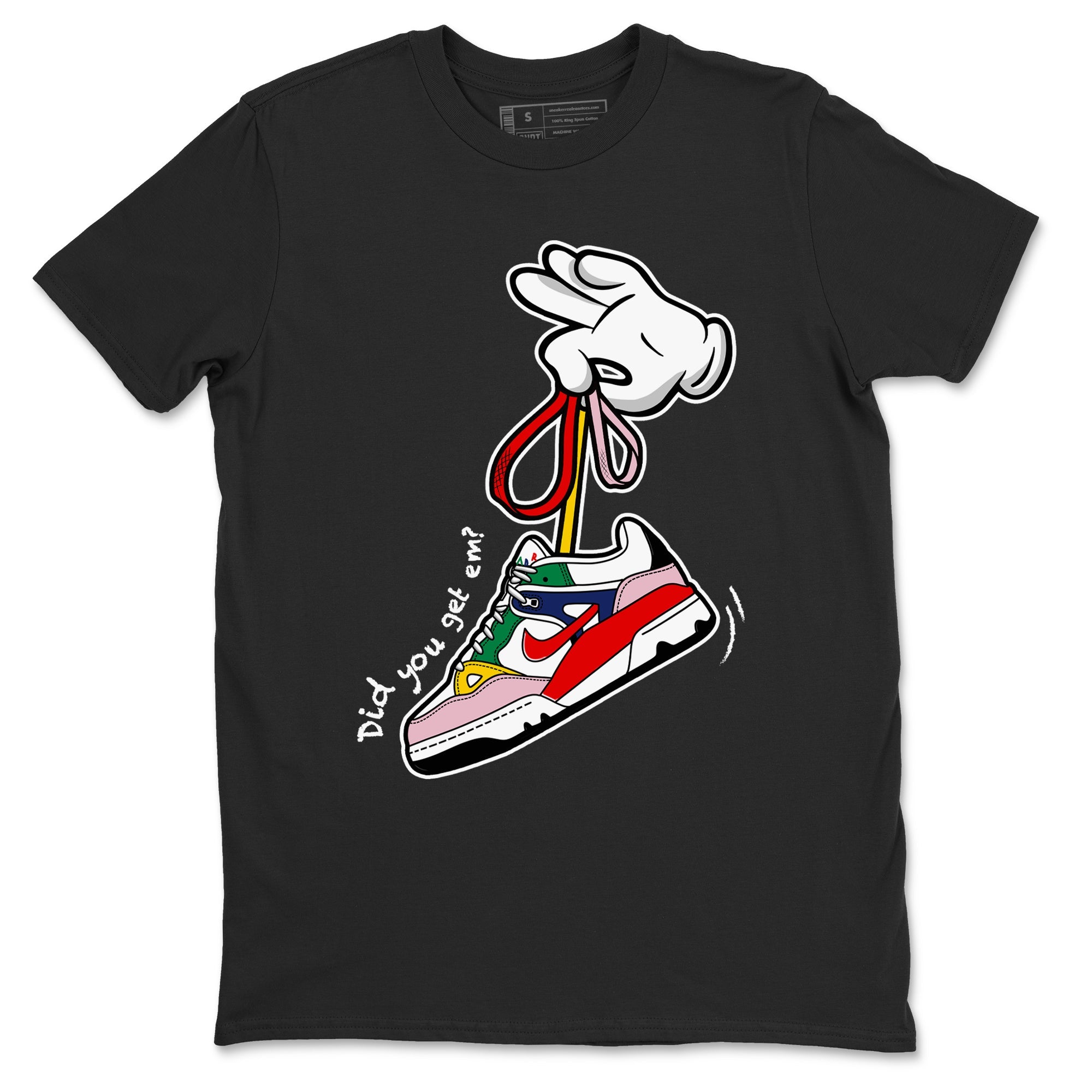 AF 3 Nigo shirtsto match jordans Cartoon Hands sneaker match tees Air Force 3 Low x Nigo Blue Void and Tour Yellow match shoes to clothes Drip Gear Zone unisex cotton Black 2 shirts