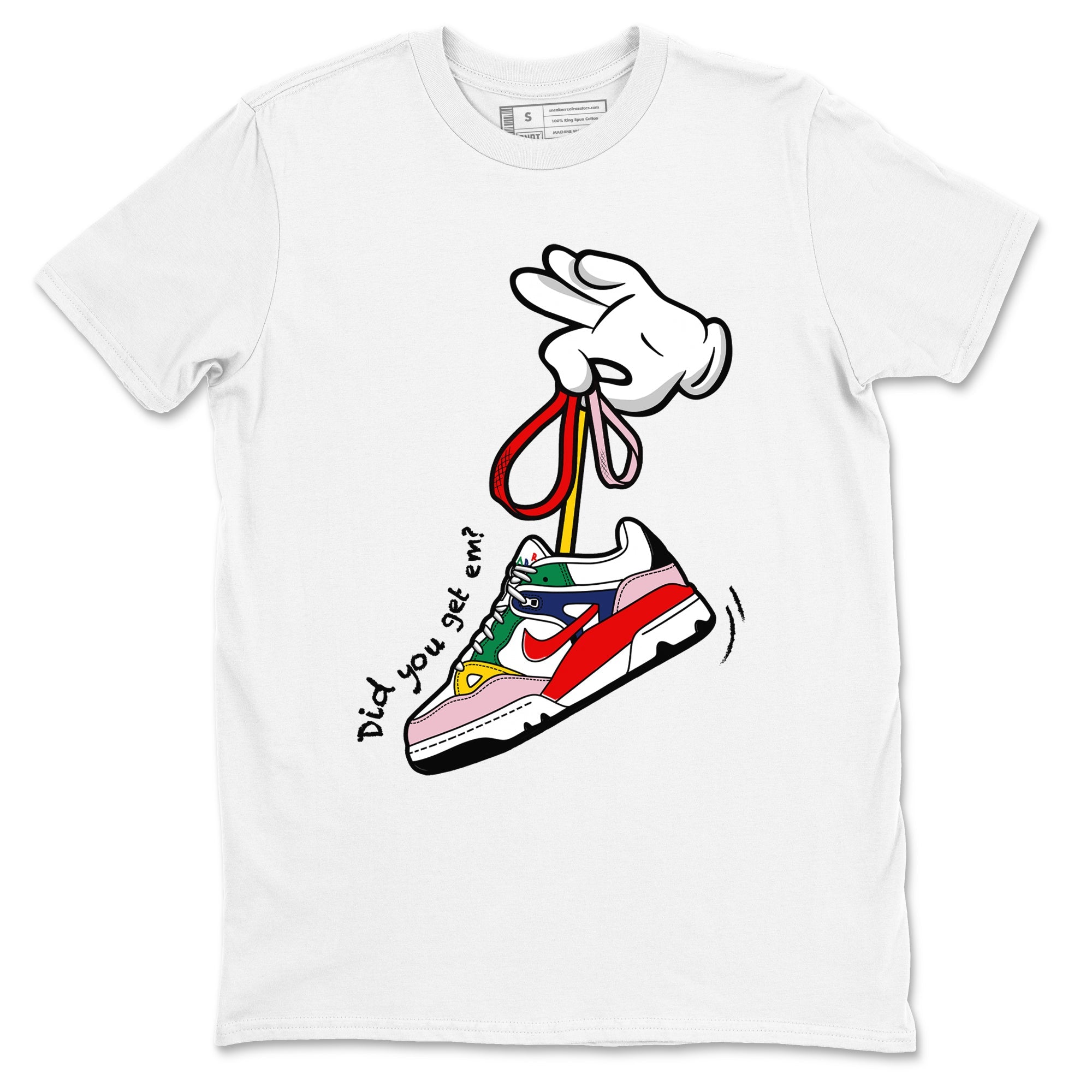 AF 3 Nigo shirtsto match jordans Cartoon Hands sneaker match tees Air Force 3 Low x Nigo Blue Void and Tour Yellow match shoes to clothes Drip Gear Zone unisex cotton White 2 shirts