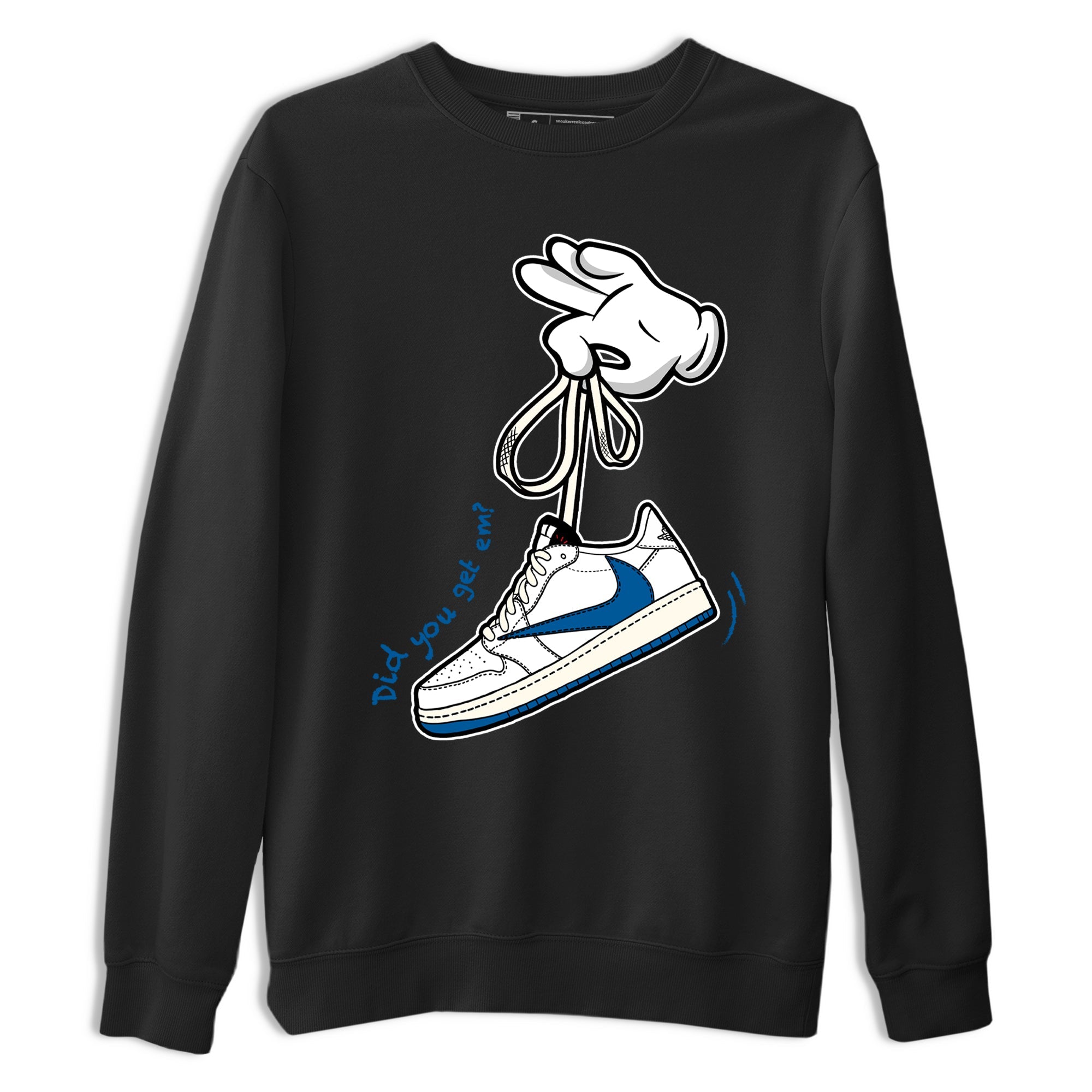 Sneaker match tees  Sneaker Tees To Match Air Jordan 1 Travis Scott Fragment Shoes  Cartoon Hands Tee Black 2