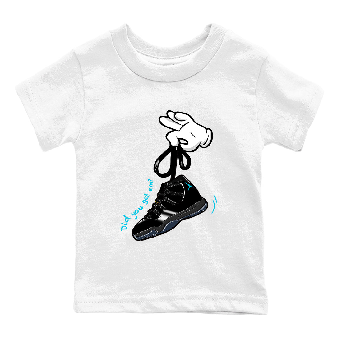 Sneaker Threads  Sneaker Tees To Match Air Jordan 11 Retro Gamma  Cartoon Hands Youth Graphic Tee White 2. Perfect for Jordan releases 2025 colorways.