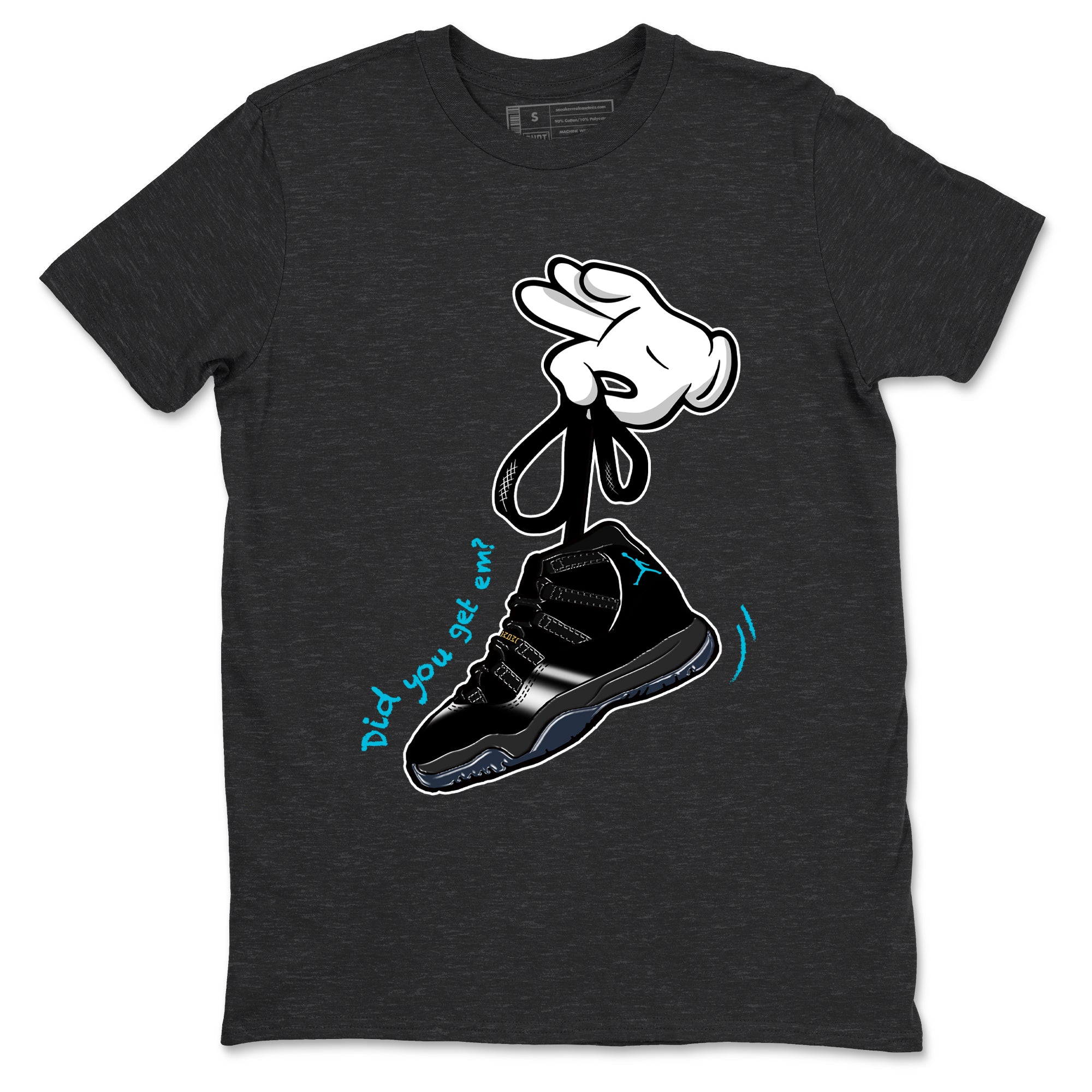 Sneaker Threads  Sneaker Tees To Match Air Jordan 11 Retro Gamma  Cartoon Hands Graphic Tee Charcoal Heather 2. Perfect for Jordan releases 2025 colorways.