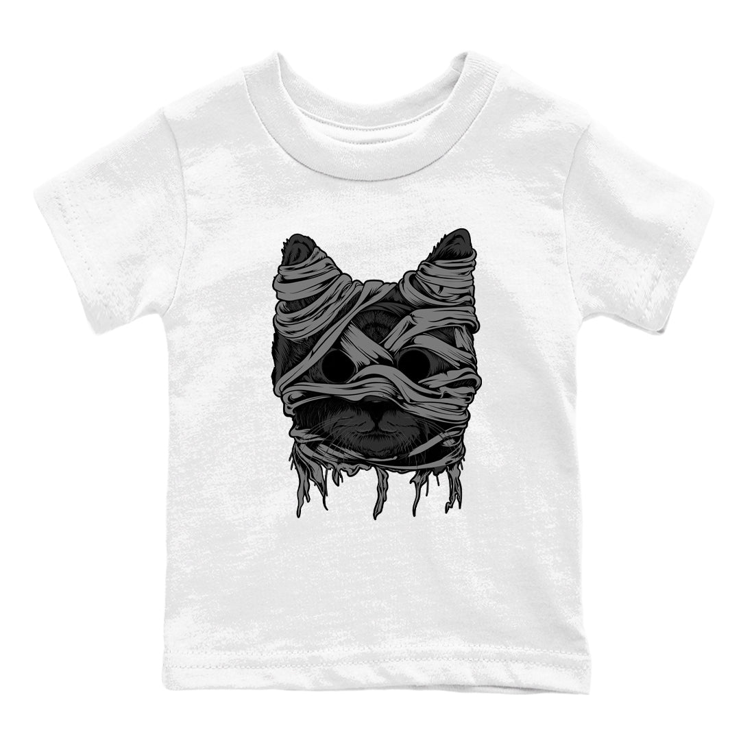 5s Black Cat shirts to match jordans Cat Mummy sneaker match tees Air Jordan 5 Black Cat match shoes to clothes Drip Gear Zone Youth Baby White 2 tee