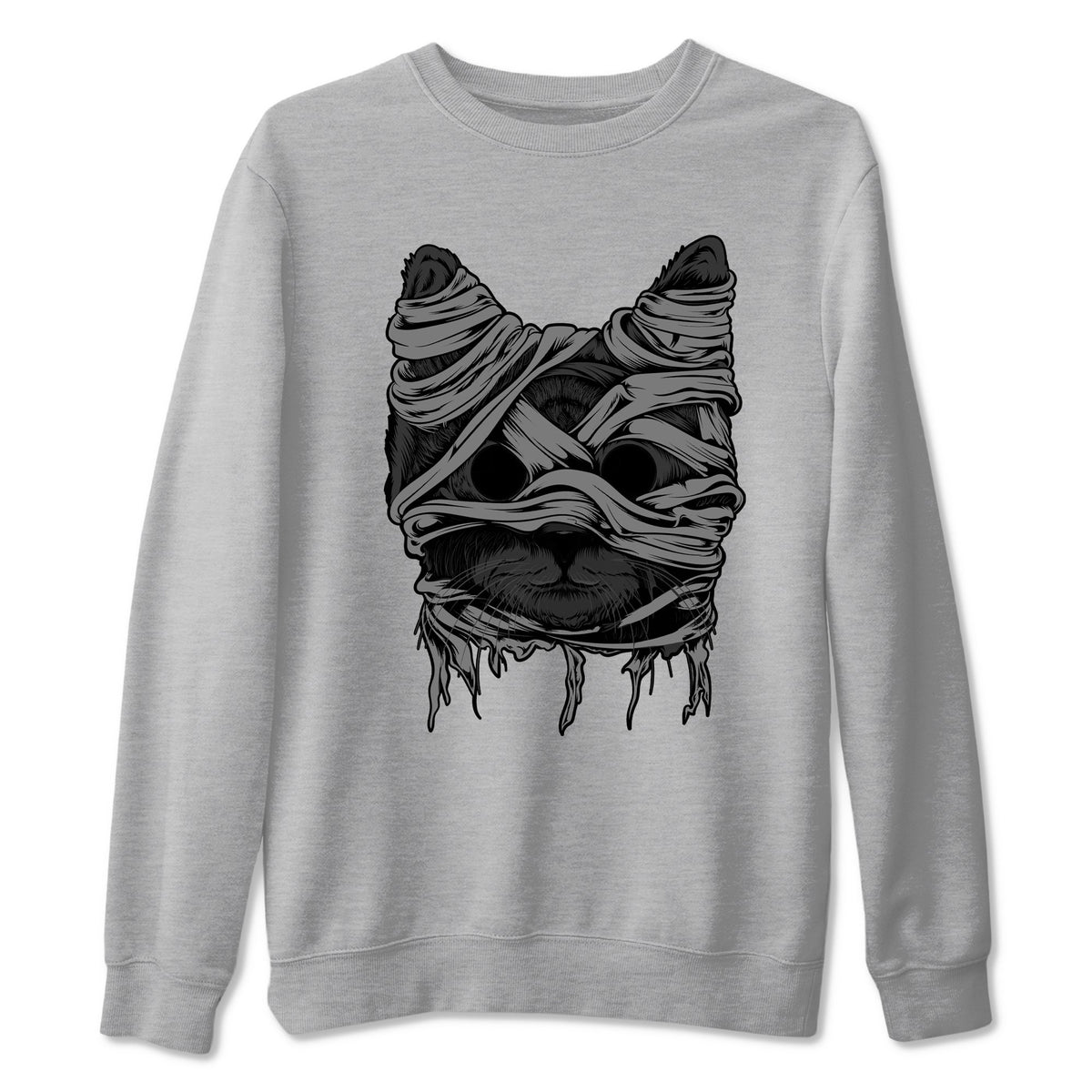 5s Black Cat shirts to match jordans Cat Mummy sneaker match tees Air Jordan 5 Black Cat match shoes to clothes Drip Gear Zone unisex cotton Heather Grey 2 shirts