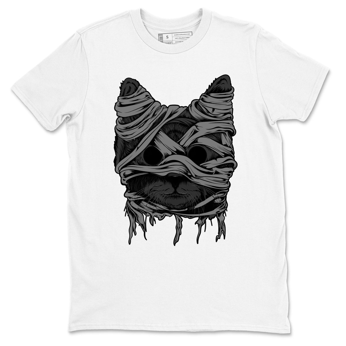 5s Black Cat shirts to match jordans Cat Mummy sneaker match tees Air Jordan 5 Black Cat match shoes to clothes Drip Gear Zone unisex cotton White 2 shirts