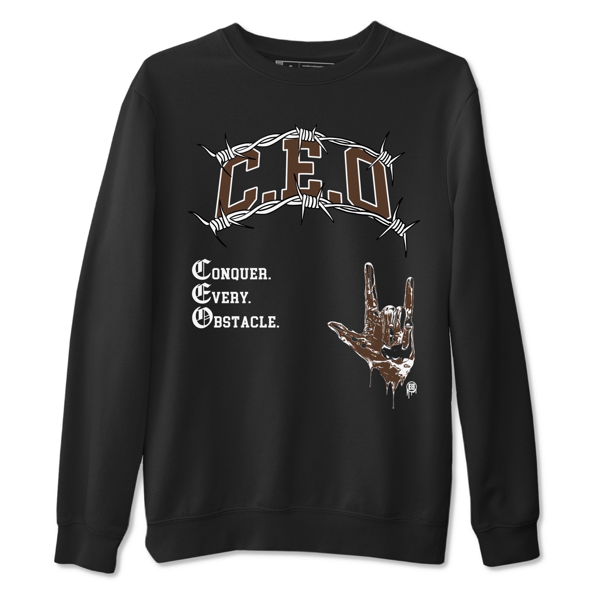 12s Baroque Brown shirts to match jordans CEO sneaker match tees Air Jordan 12 Baroque Brown match shoes to clothes Drip Gear Zone unisex cotton Black 2 shirts