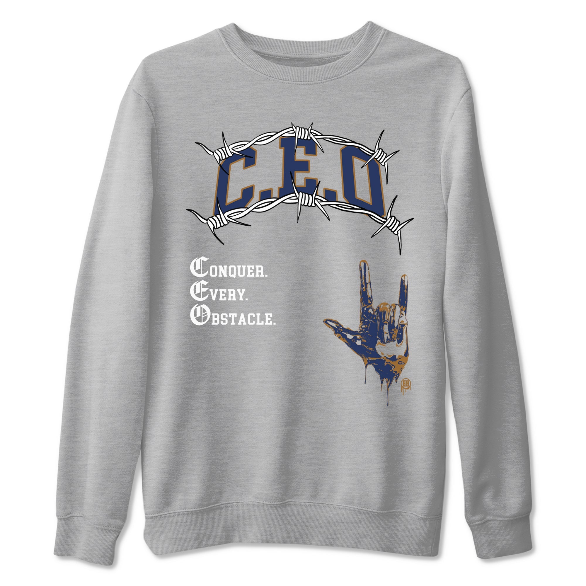 13s Midnight Navy shirts to match jordans CEO sneaker match tees Air Jordan 13 Midnight Navy match shoes to clothes Drip Gear Zone unisex cotton Heather Grey 2 shirts