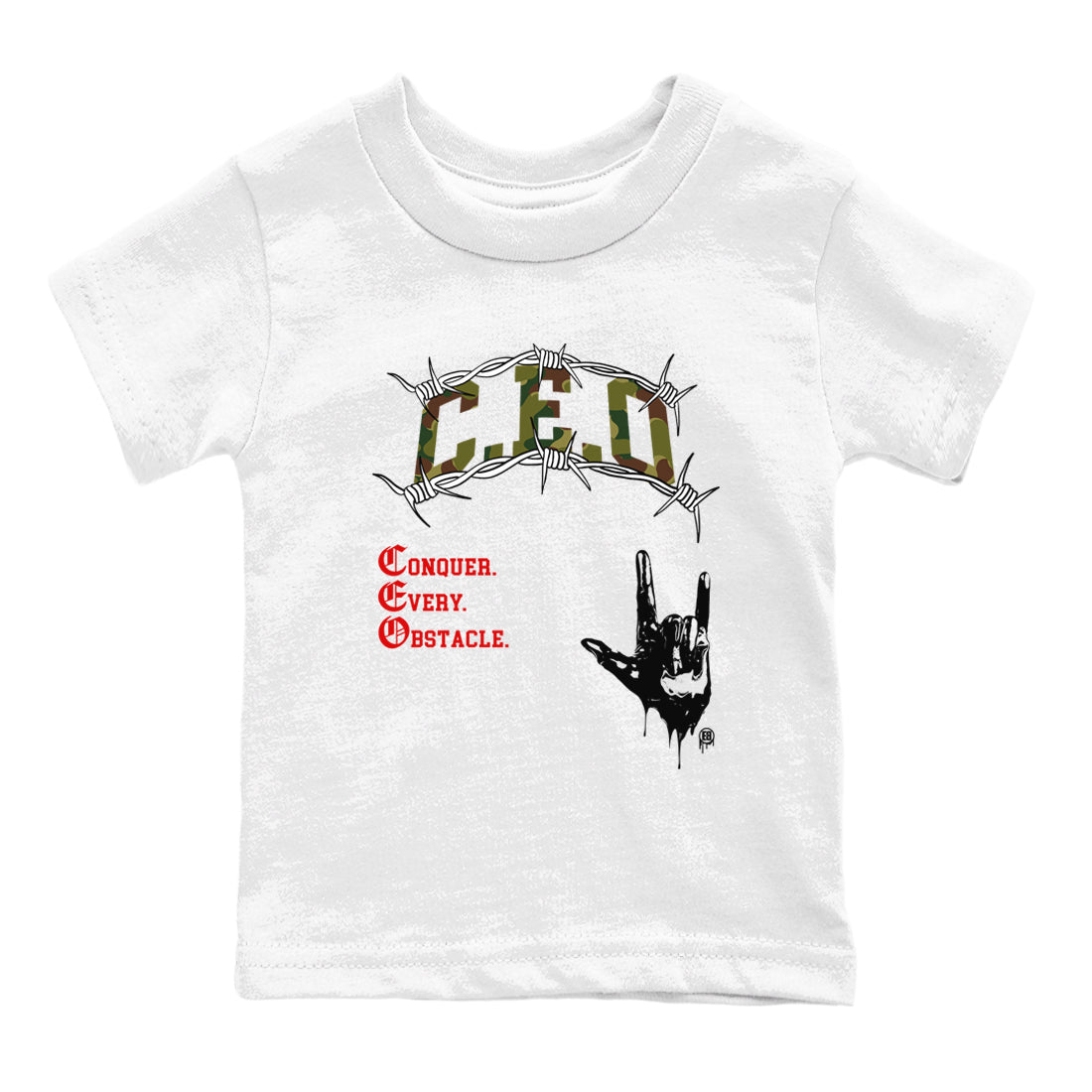 Air Max 90 Reverse Camo shirts to match jordans CEO sneaker match tees Air Max 90 Reverse Duck Camo match shoes to clothes Drip Gear Zone Youth Baby White 2 tee