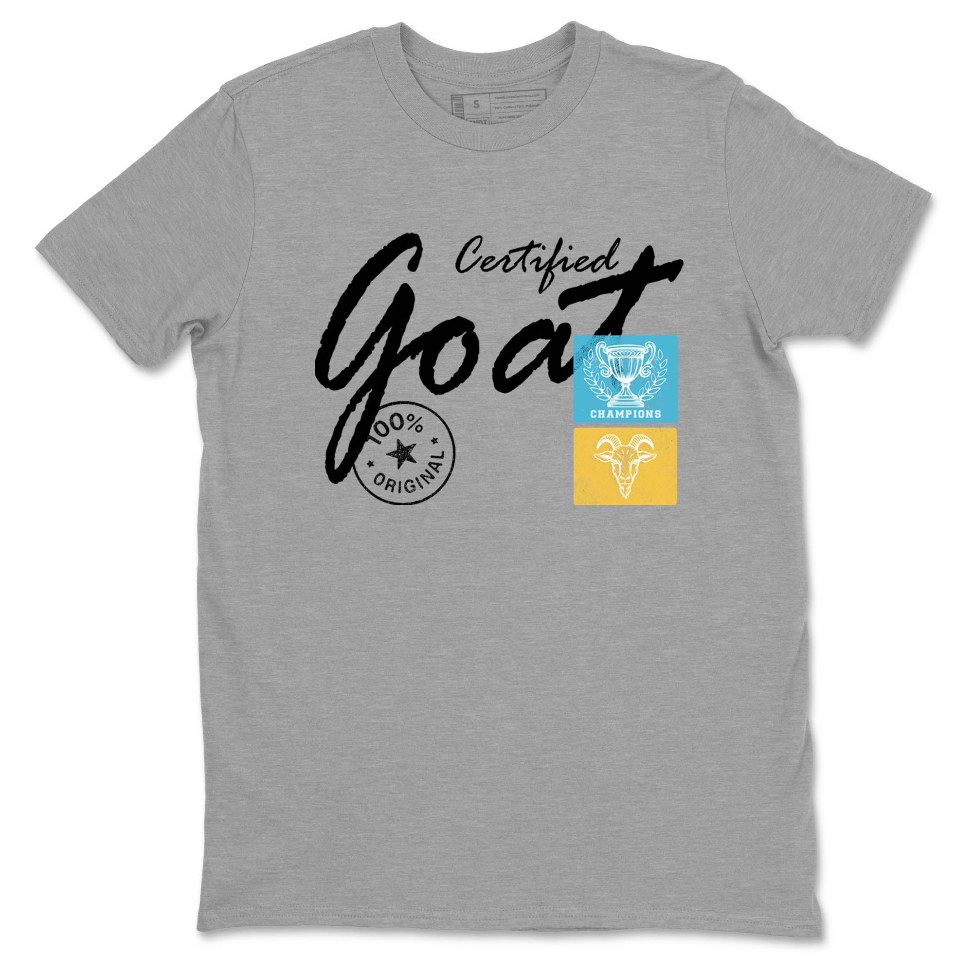 Sneaker Threads  Sneaker Tees To Match Air Jordan 11 Retro Gamma  Certified Goat Graphic Tee Heather Grey 2. Perfect for Jordan releases 2025 colorways.