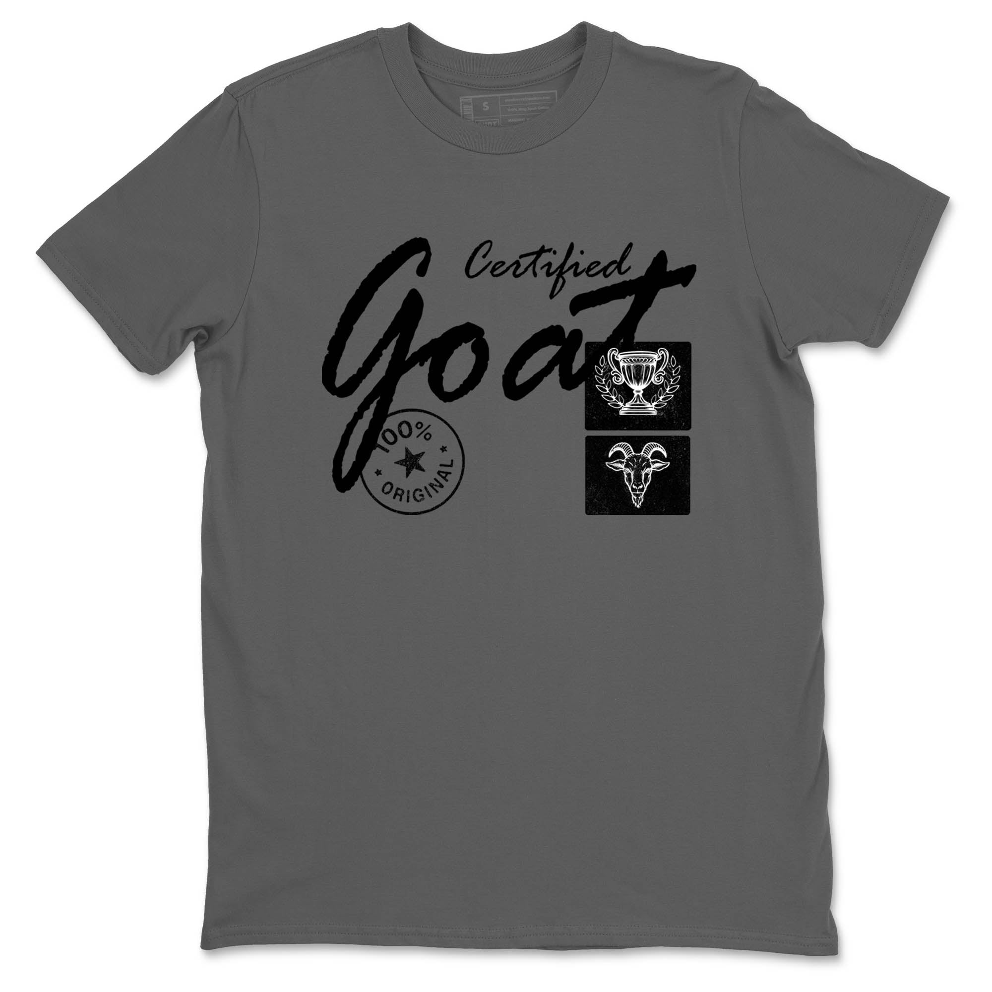 Sneaker Threads  Sneaker Tees To Match Air Jordan 4 Black Cat  Certified Goat Graphic Tee Cool Grey 2. Perfect for Jordan releases 2025 colorways.
