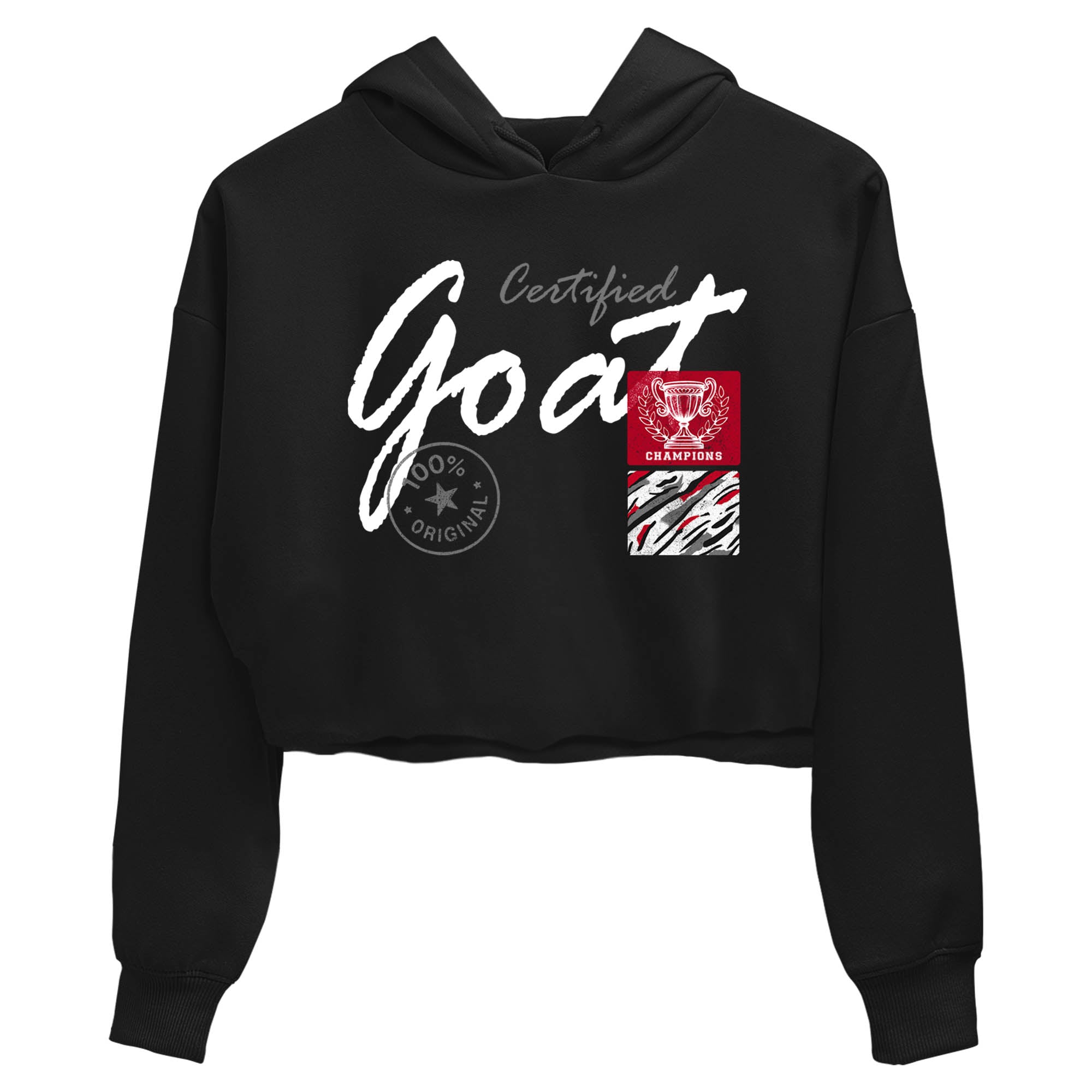 Sneaker Threads  Sneaker Tees To Match Air Jordan 8 Bunny  Certified Goat Crop Tee Black 2. Perfect for Jordan releases 2025 colorways.