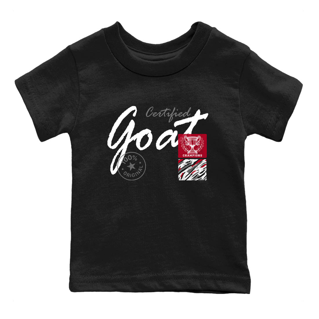 Sneaker Threads  Sneaker Tees To Match Air Jordan 8 Bunny  Certified Goat Youth Graphic Tee Black 2. Perfect for Jordan releases 2025 colorways.