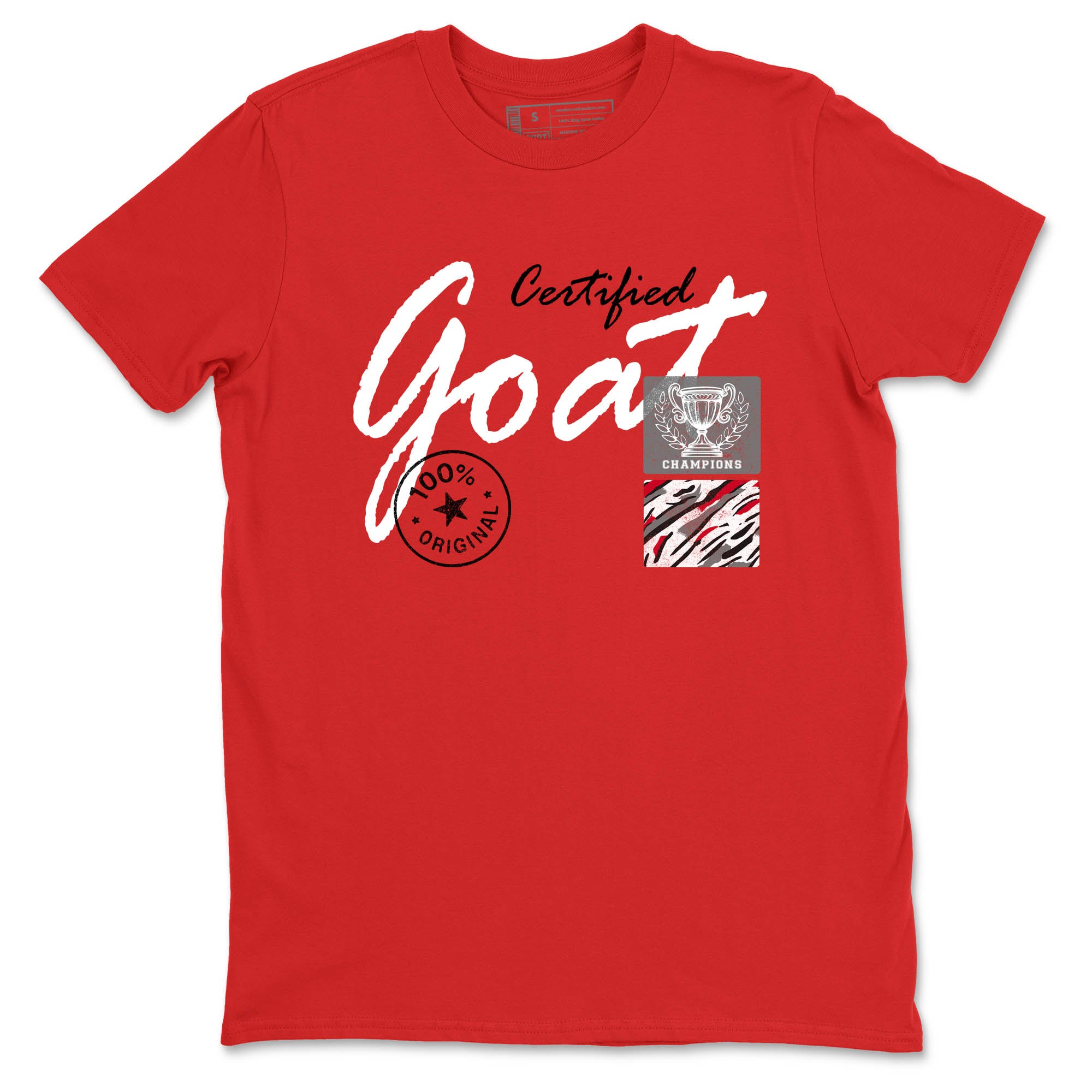 Sneaker Threads  Sneaker Tees To Match Air Jordan 8 Bunny  Certified Goat Graphic Tee Red 2. Perfect for Jordan releases 2025 colorways.