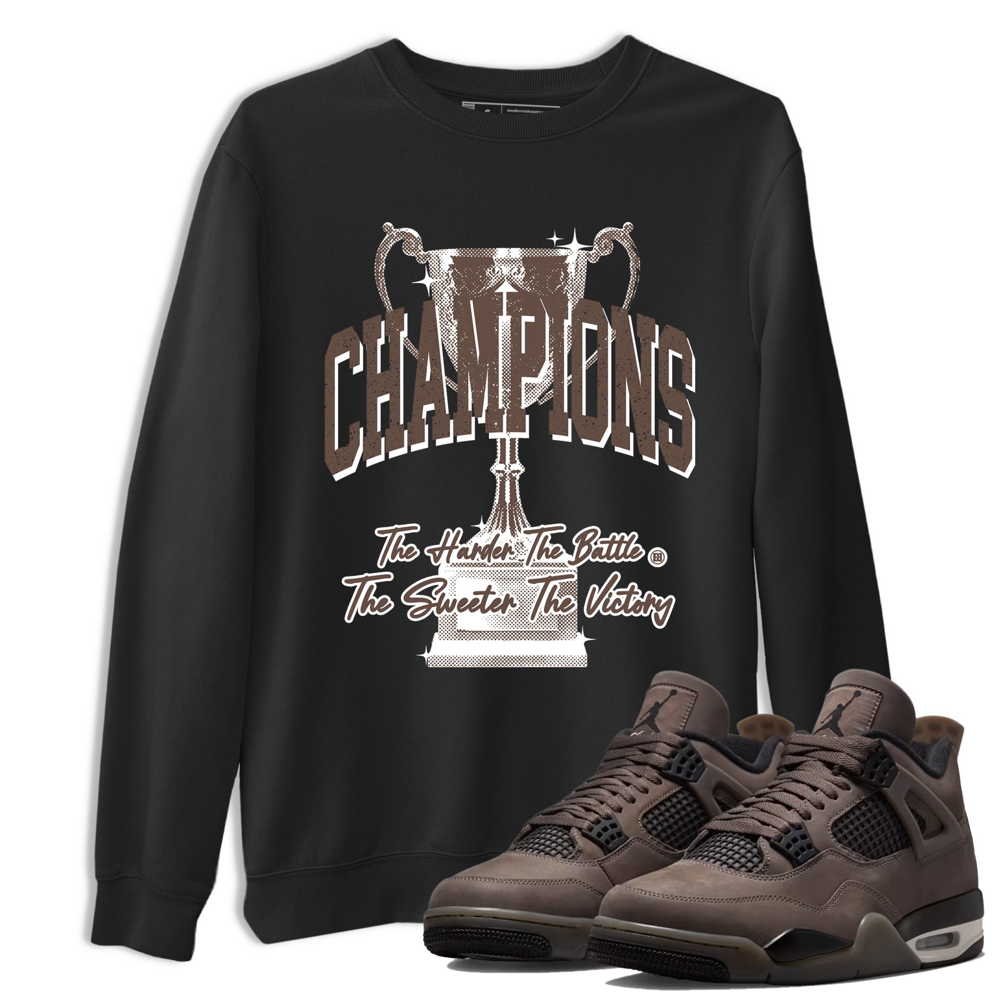 Sneaker match tees  Sneaker Tees To Match Air Jordan 4 Cave Stone Shoes  Champions Trophy Tee Black 1