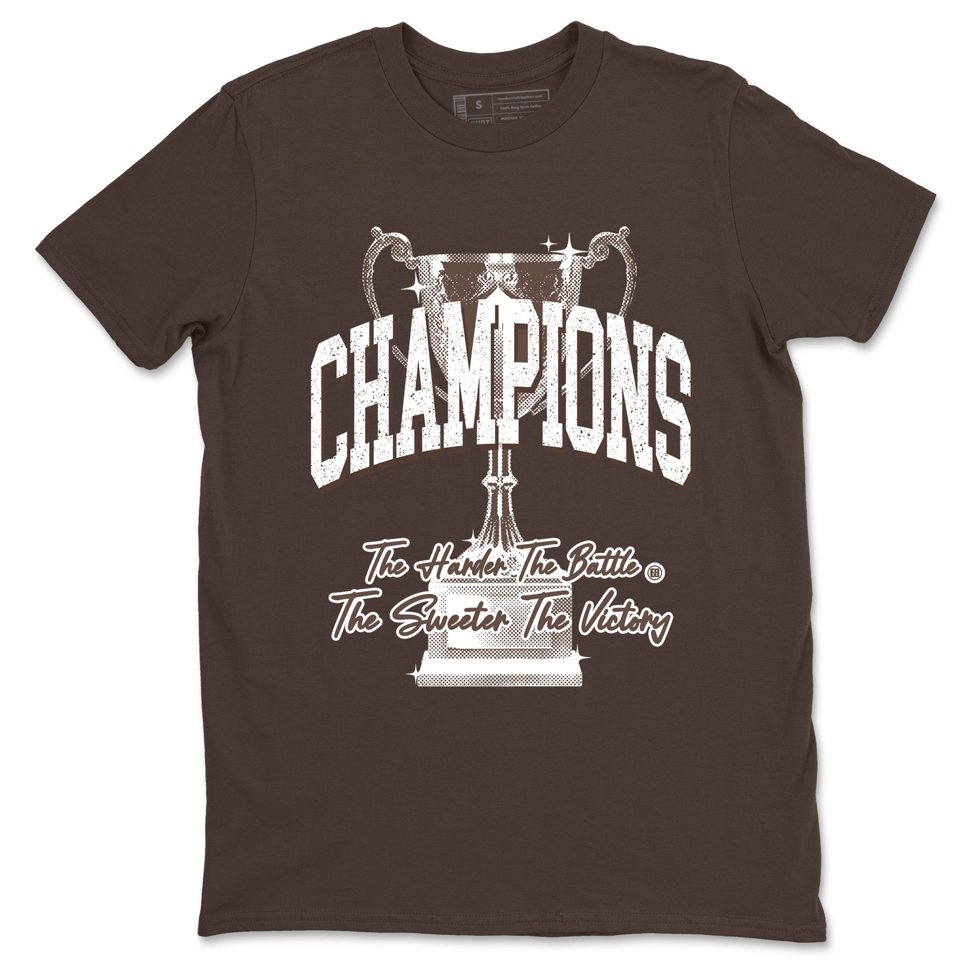 Sneaker match tees  Sneaker Tees To Match Air Jordan 4 Cave Stone Shoes  Champions Trophy Tee Dark Chocolate 2