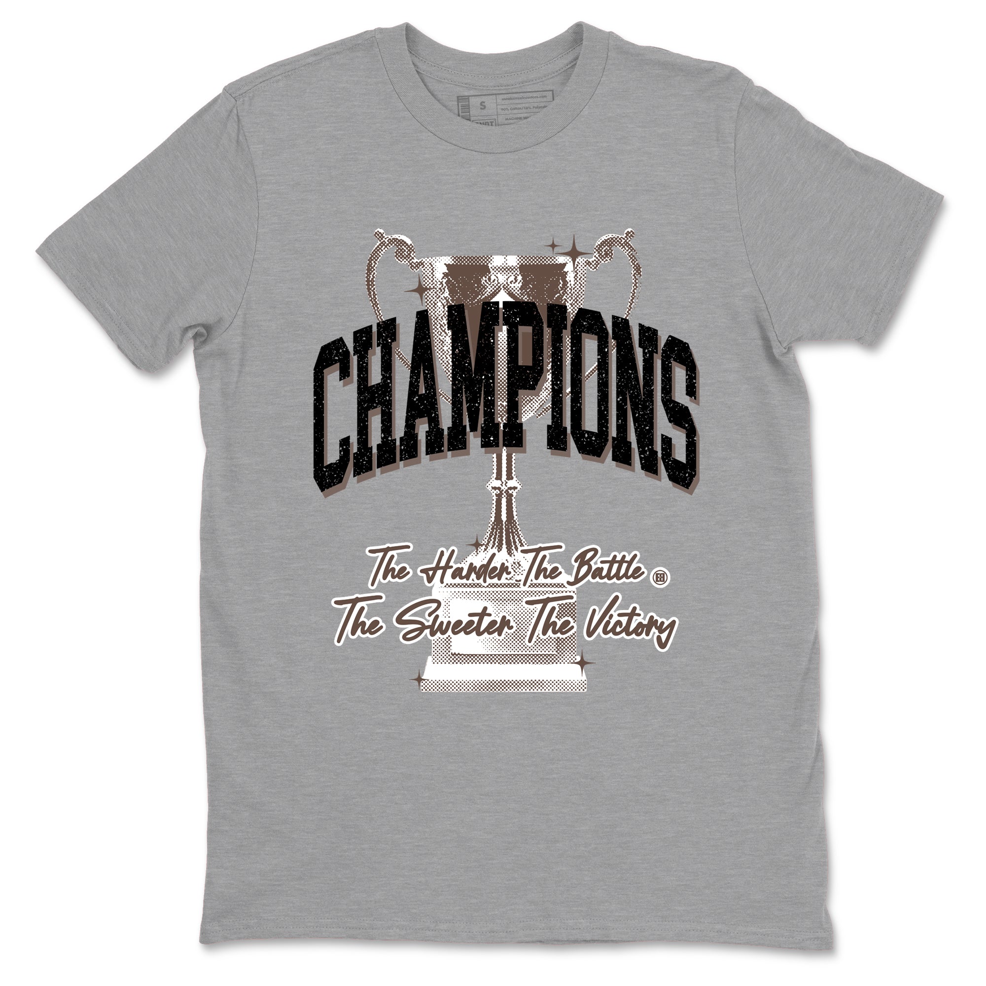 Sneaker match tees  Sneaker Tees To Match Air Jordan 4 Cave Stone Shoes  Champions Trophy Tee Heather Grey 2