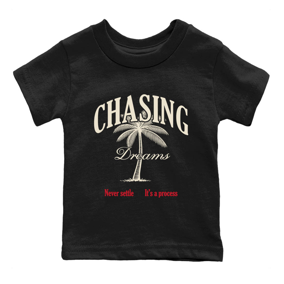 Sneaker Threads  Sneaker Tees To Match Air Foamposite One Pearl  Chasing Dreams Youth Graphic Tee Black 2. Perfect for Jordan releases 2025 colorways.