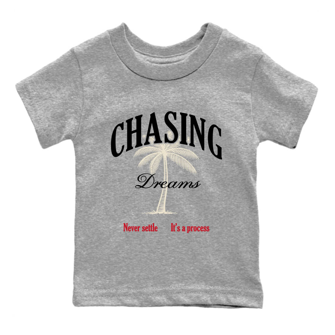 Sneaker Threads  Sneaker Tees To Match Air Foamposite One Pearl  Chasing Dreams Youth Graphic Tee Heather Grey 2. Perfect for Jordan releases 2025 colorways.