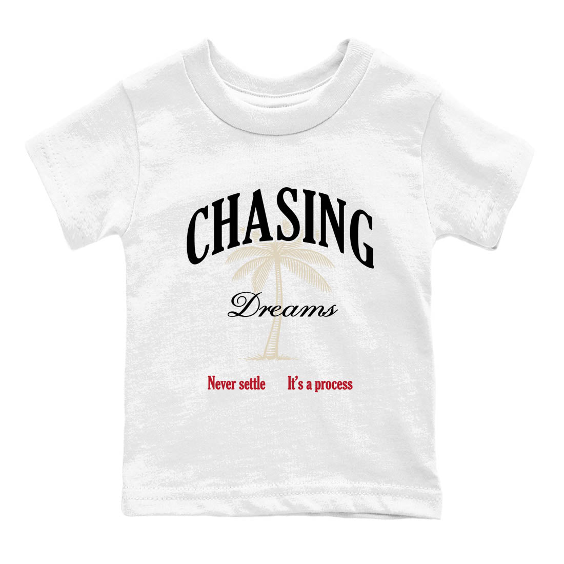Sneaker Threads  Sneaker Tees To Match Air Foamposite One Pearl  Chasing Dreams Youth Graphic Tee White 2. Perfect for Jordan releases 2025 colorways.