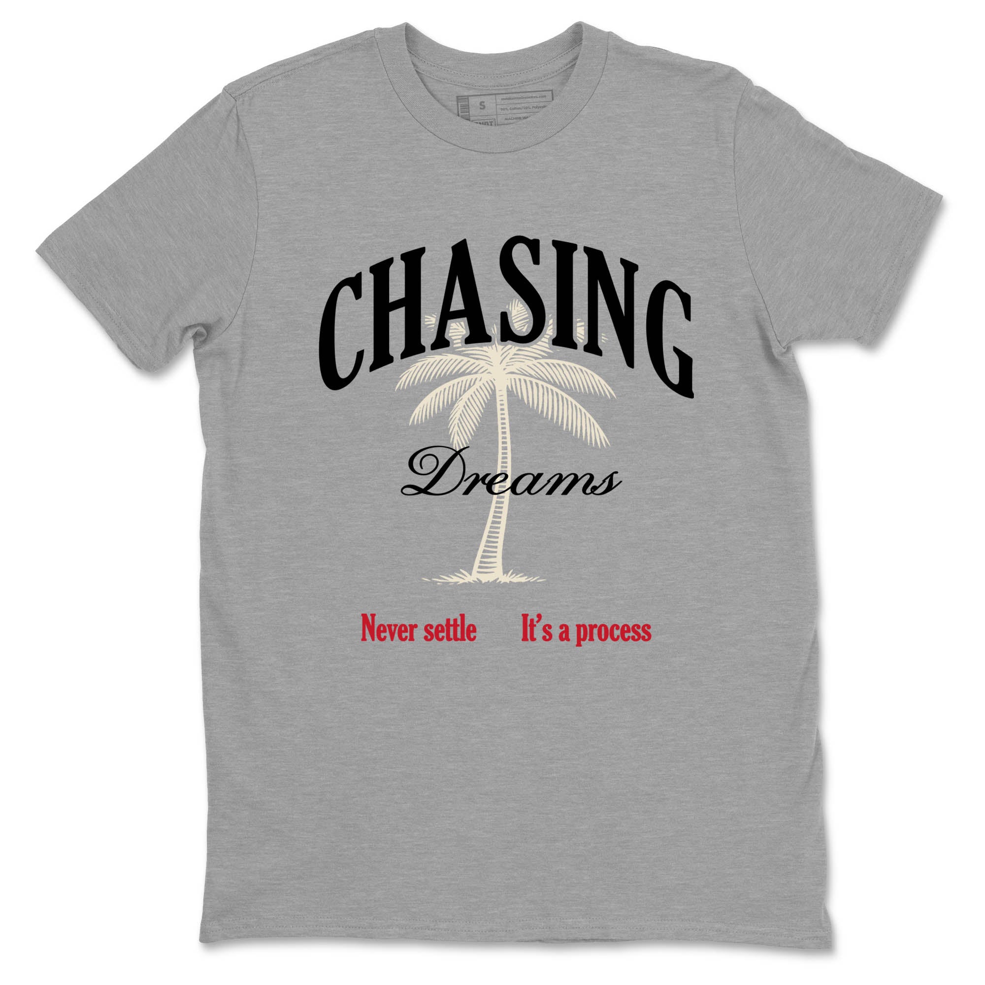 Sneaker Threads  Sneaker Tees To Match Air Foamposite One Pearl  Chasing Dreams Graphic Tee Heather Grey 2. Perfect for Jordan releases 2025 colorways.