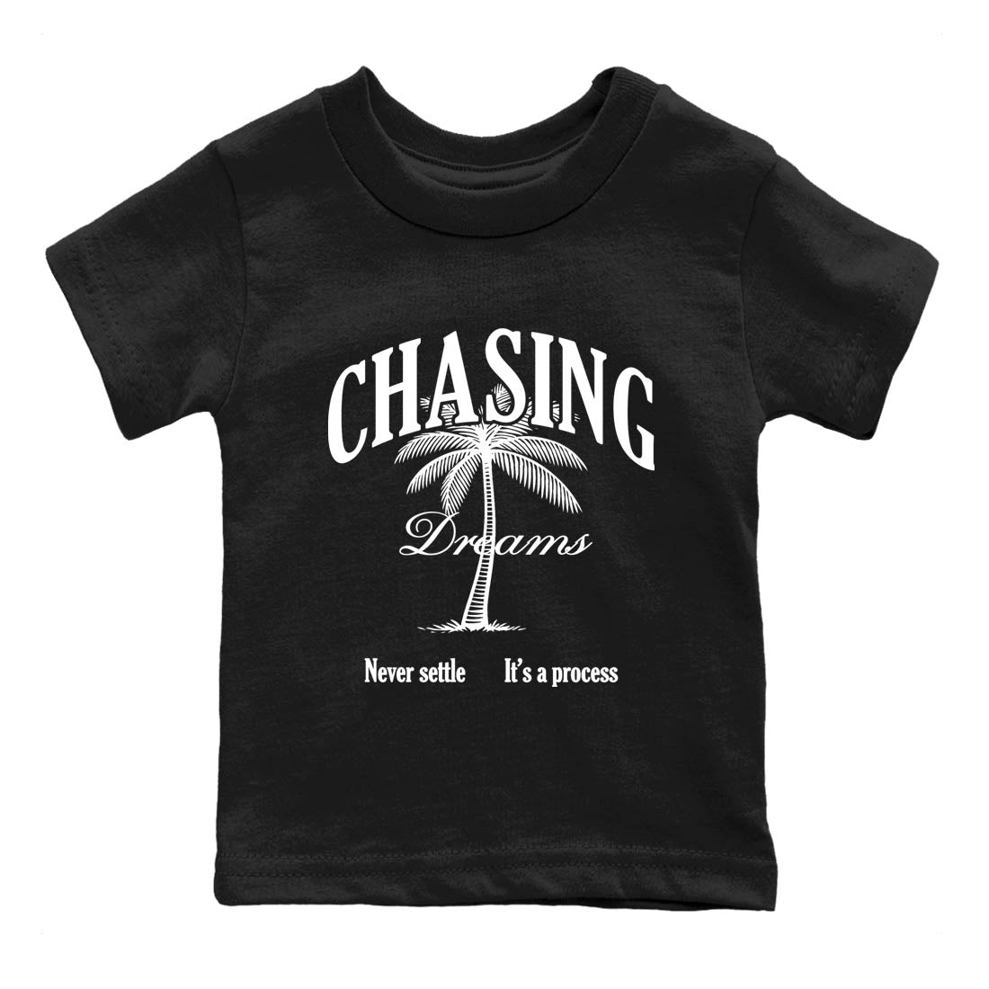 Sneaker Threads  Sneaker Tees To Match Air Jordan 4 Black Cat  Chasing Dreams Youth Graphic Tee Black 2. Perfect for Jordan releases 2025 colorways.