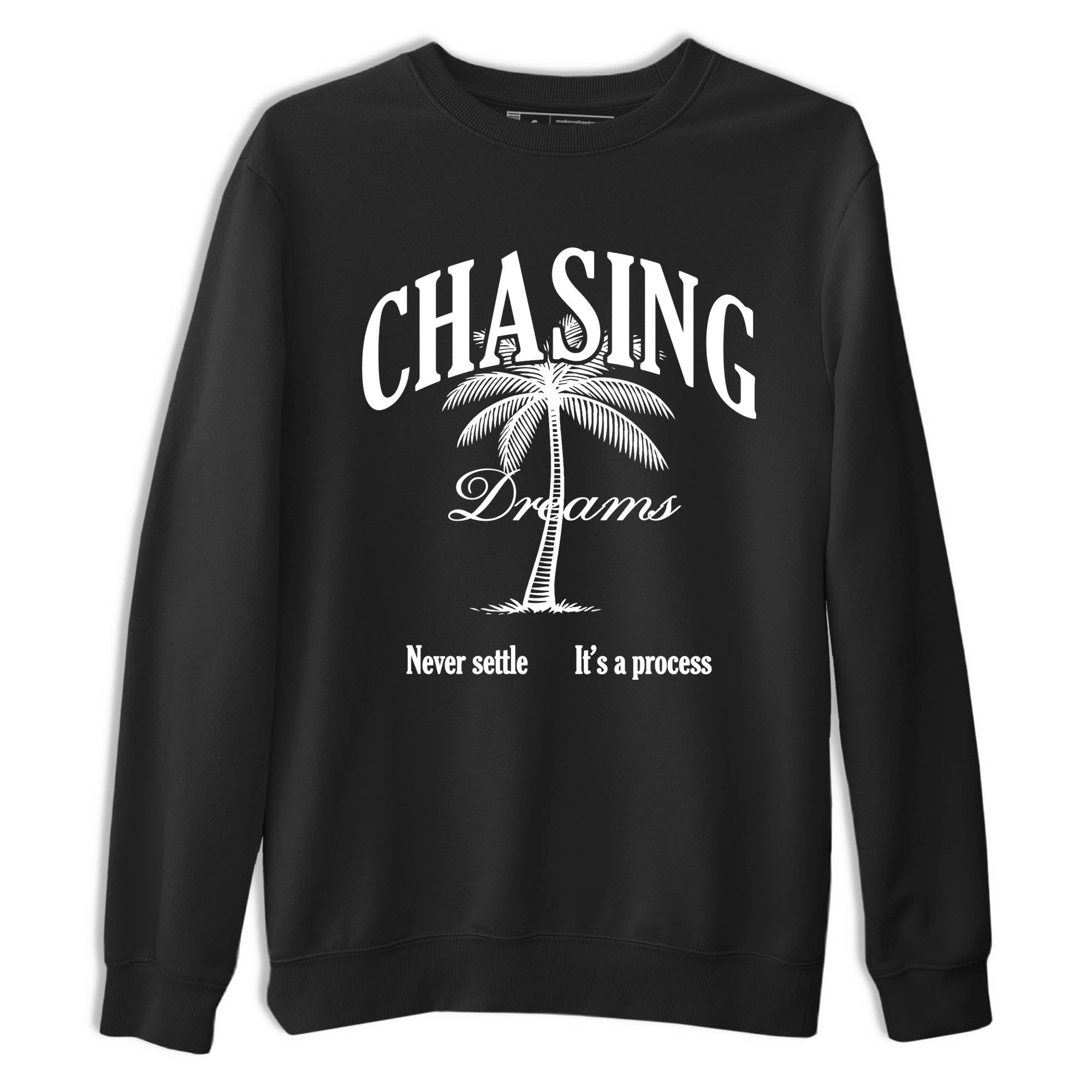 Sneaker Threads  Sneaker Tees To Match Air Jordan 4 Black Cat  Chasing Dreams Graphic Tee Black 2. Perfect for Jordan releases 2025 colorways.