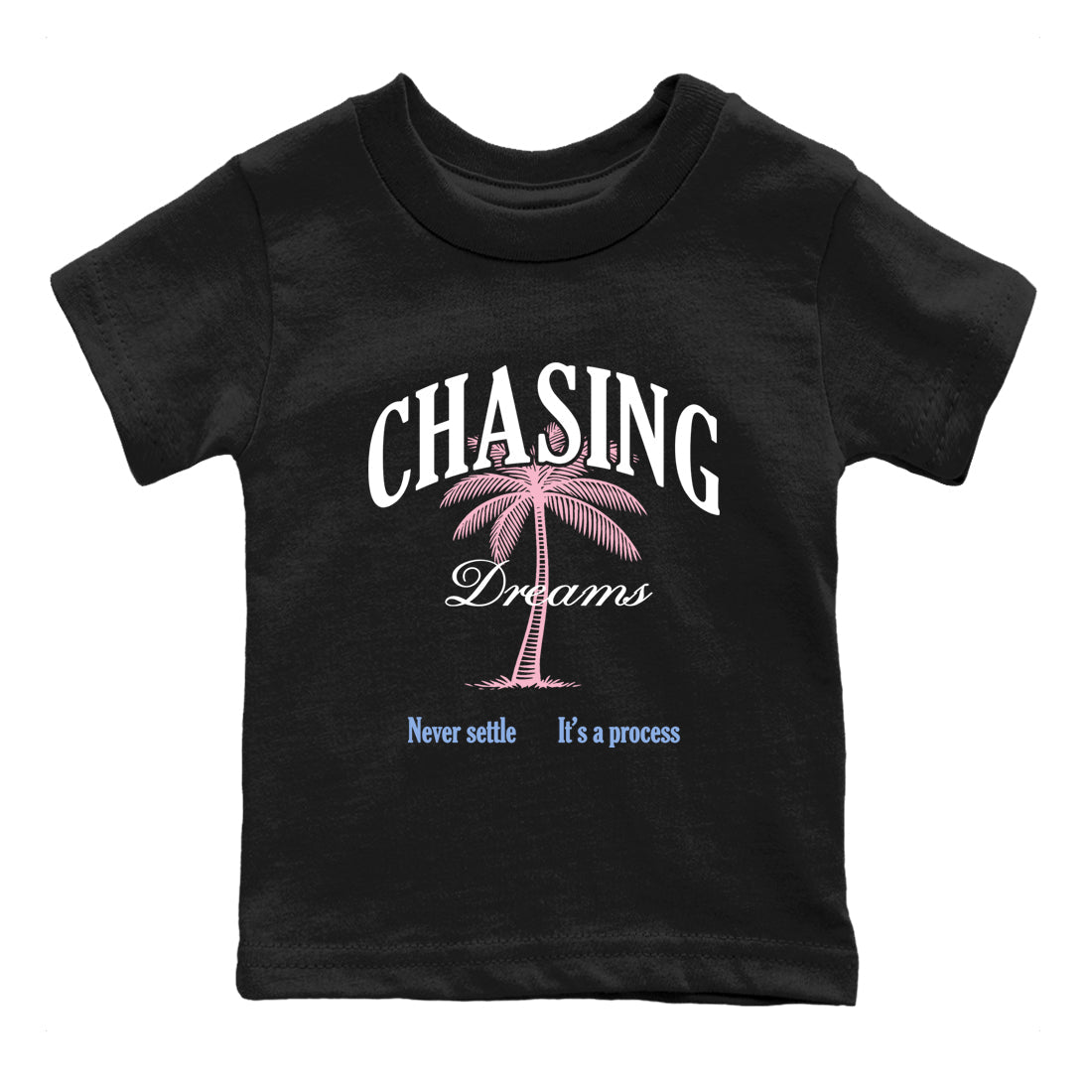 Sneaker match tees  Sneaker Tees To Match Air Jordan 5 Medium Soft Pink Shoes  Chasing Dreams Kids T-Shirt Black 2