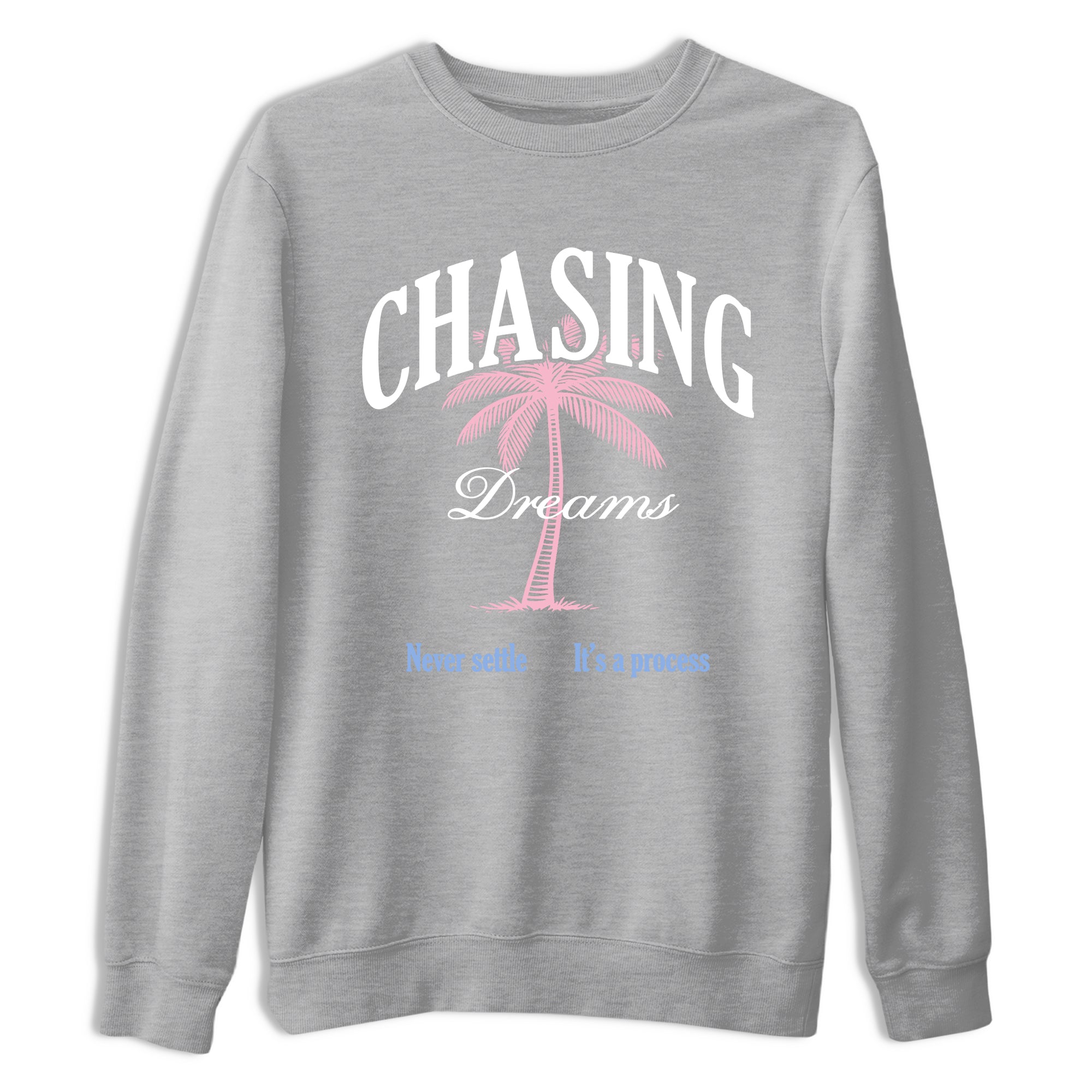 Sneaker match tees  Sneaker Tees To Match Air Jordan 5 Medium Soft Pink Shoes  Chasing Dreams Tee Heather Grey 2