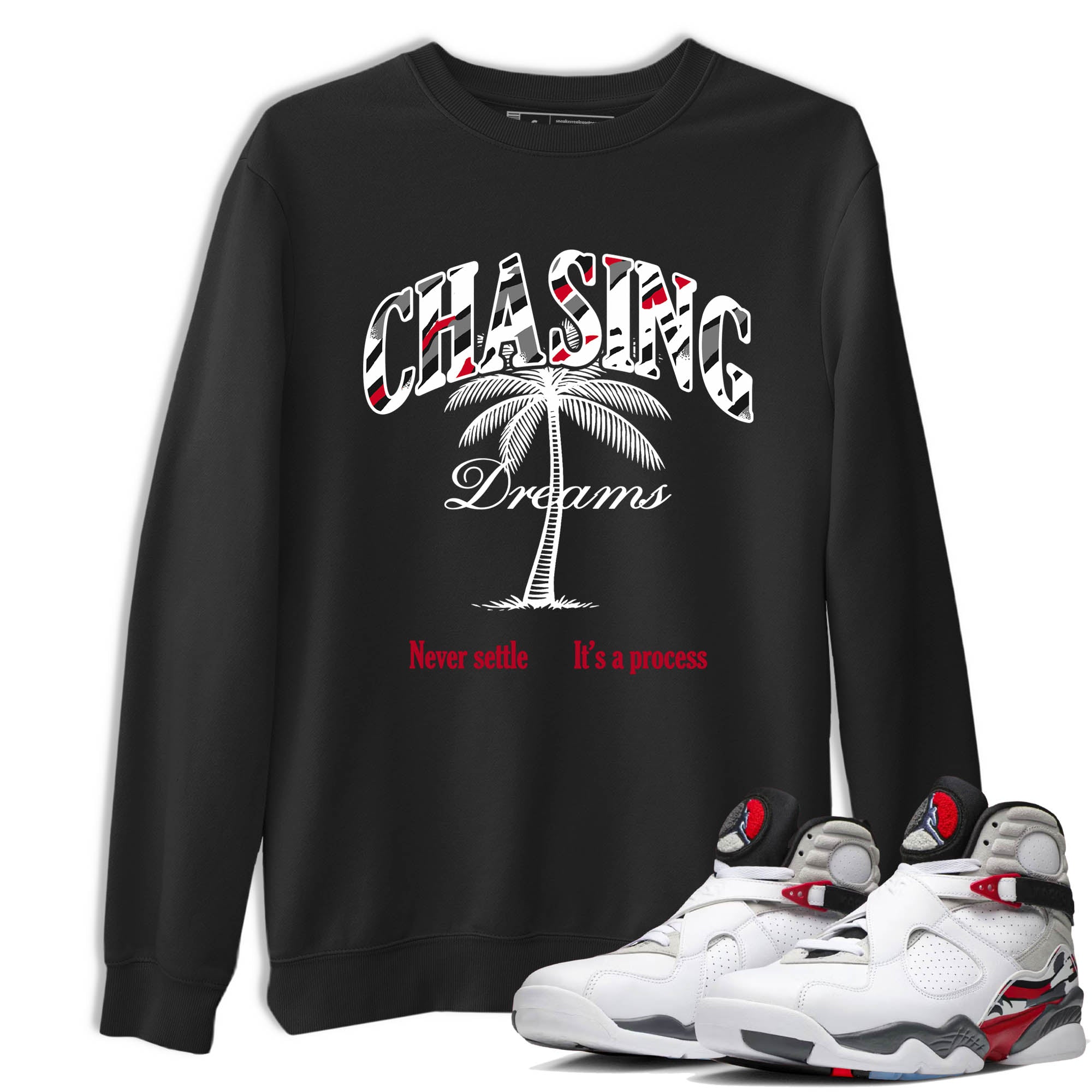 Sneaker Threads  Sneaker Tees To Match Air Jordan 8 Bunny  Chasing Dreams Graphic Tee Black 1. Perfect for Jordan releases 2025 colorways.