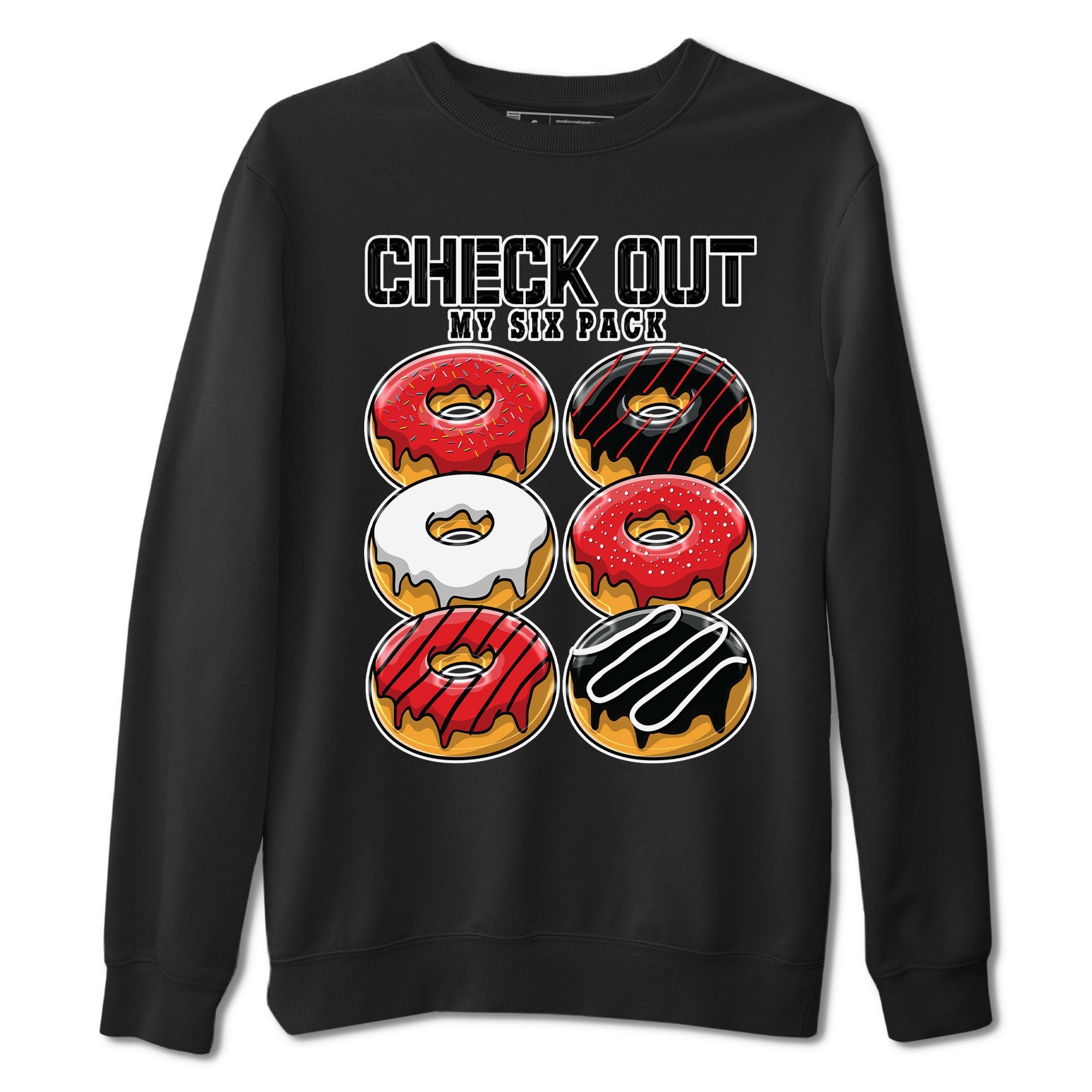 Air Jordan 1 Satin Bred shirt to match jordans Check Out My Six Pack sneaker tees AJ1 Retro Satin Bred Drip Gear Zone Sneaker Matching Clothing Brand Unisex Sneaker Tee Black 2 T-Shirt
