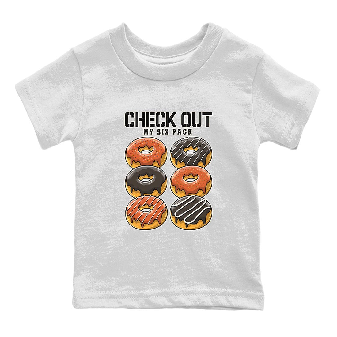 Nike Low Dunk Red Panda shirt to match jordans Check Out My Six Pack sneaker tees Nike Dunk Red Panda Drip Gear Zone Baby Toddler White 2 T-Shirt
