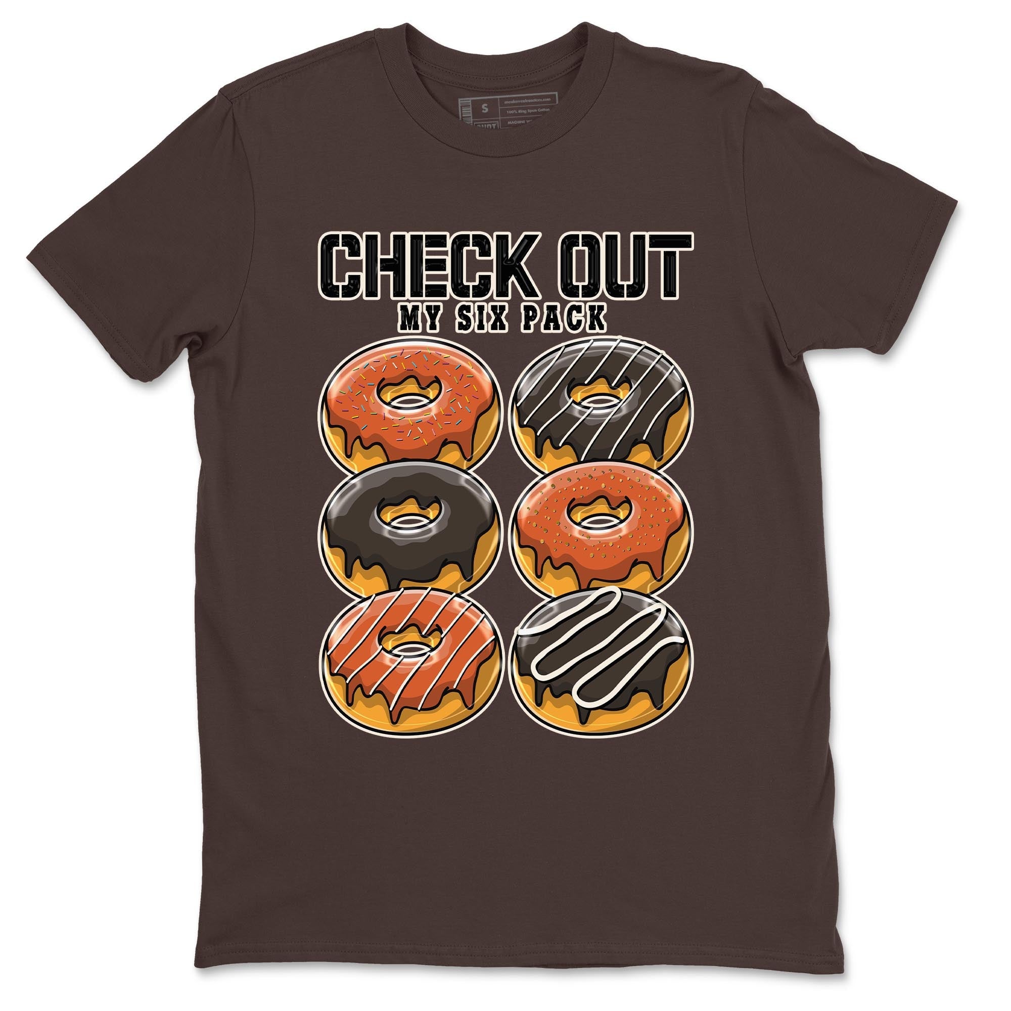 Nike Low Dunk Red Panda shirt to match jordans Check Out My Six Pack sneaker tees Nike Dunk Red Panda Drip Gear Zone Unisex Streetwear Clothing Dark Chocolate 2 T-Shirt