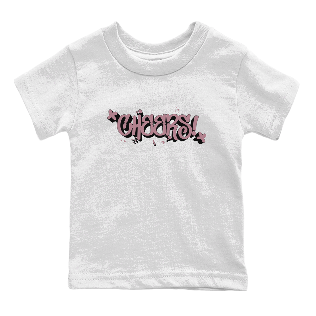 Air Jordan 1 Mauve shirt to match jordans Cheers sneaker tees AJ1 Mauve Drip Gear Zone Sneaker Matching Clothing Brand Baby Toddler White 2 T-Shirt