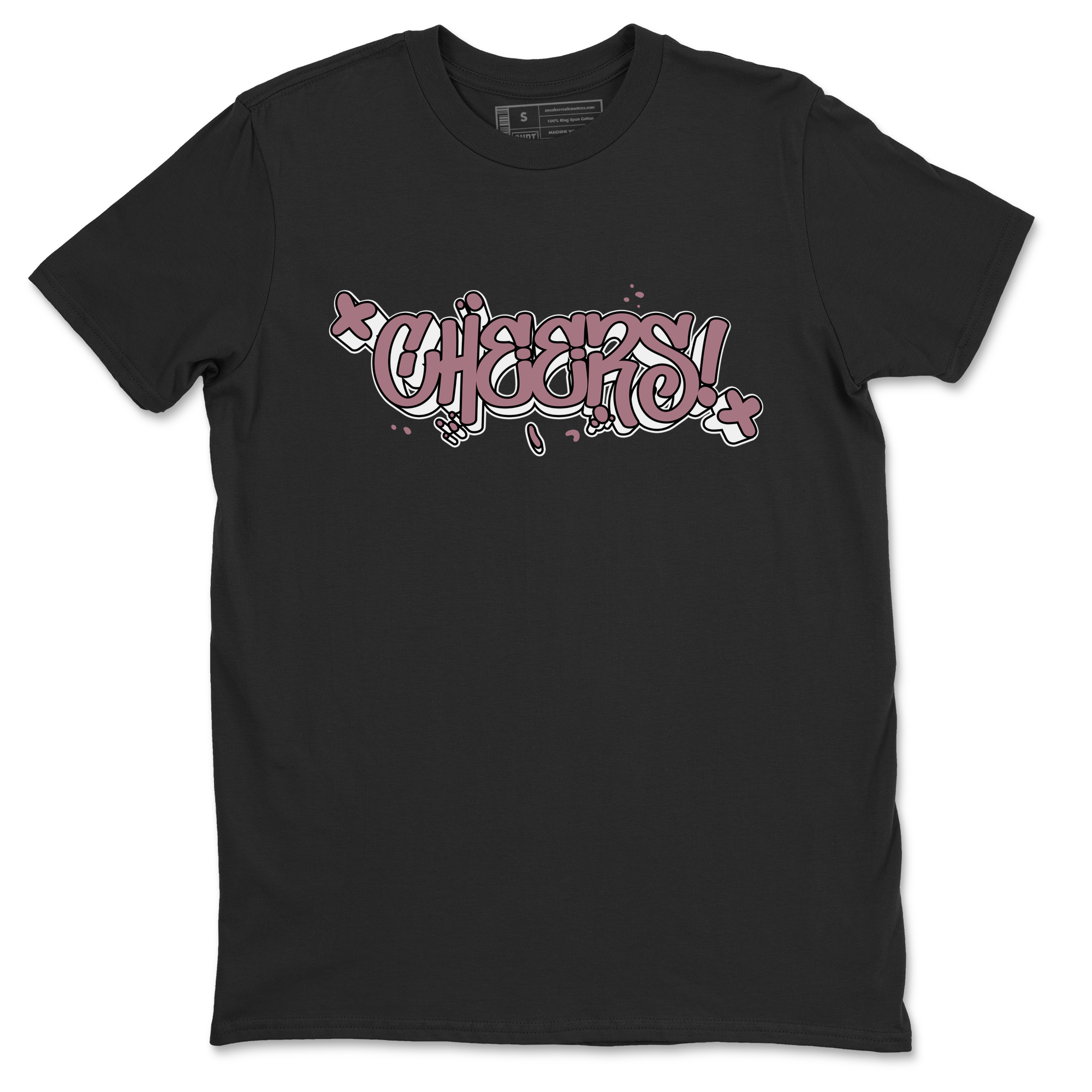 Air Jordan 1 Mauve shirt to match jordans Cheers sneaker tees AJ1 Mauve Drip Gear Zone Sneaker Matching Clothing Brand Unisex Sneaker Tee Black 2 T-Shirt