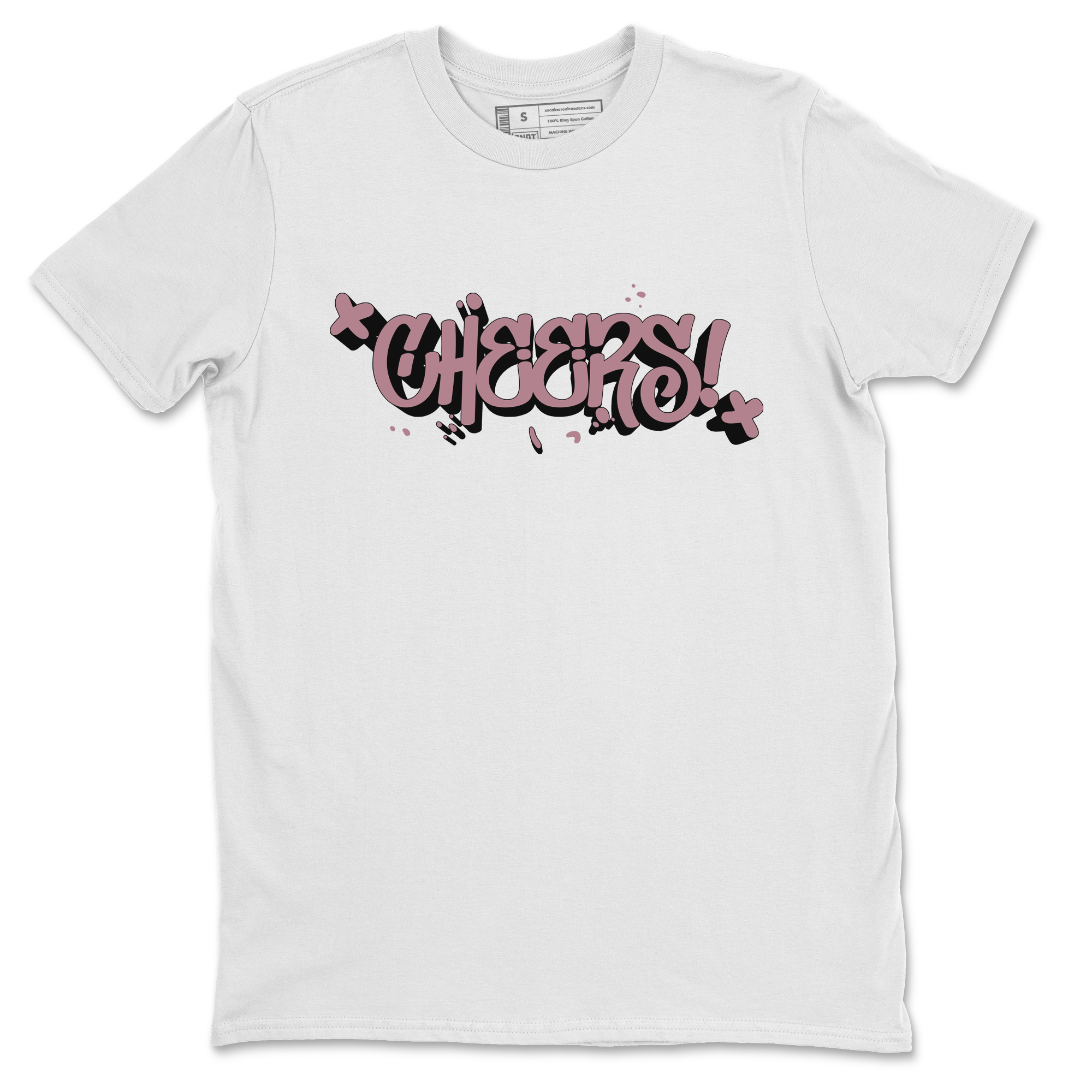 Air Jordan 1 Mauve shirt to match jordans Cheers sneaker tees AJ1 Mauve Drip Gear Zone Sneaker Matching Clothing Brand Unisex Sneaker Tee White 2 T-Shirt