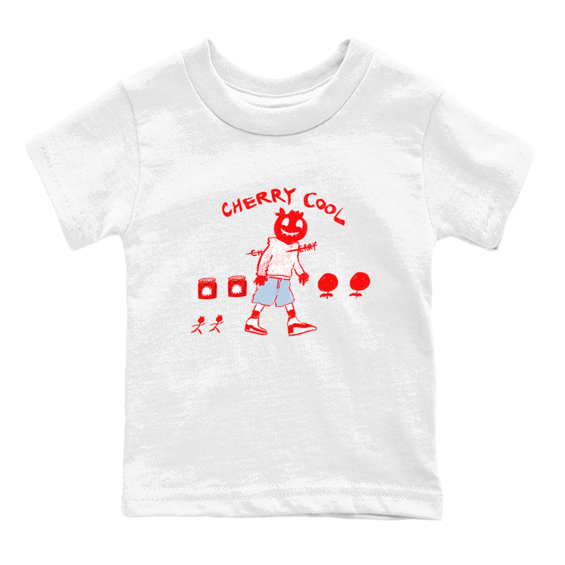 11s Cherry shirts to match jordans Cherry Cool sneaker match tees Air Jordan 11 Retro Cherry match shoes to clothes Drip Gear Zone Youth Baby White 2 tee