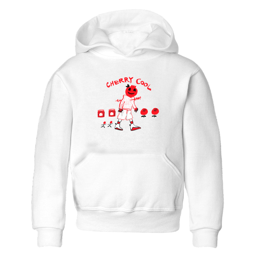 AJ12 Cherry shirts to match jordans Cherry Cool sneaker match tees Air Jordan 12 Cherry Drip Gear Zone streetwear brand Baby and Youth White 2 cotton tee