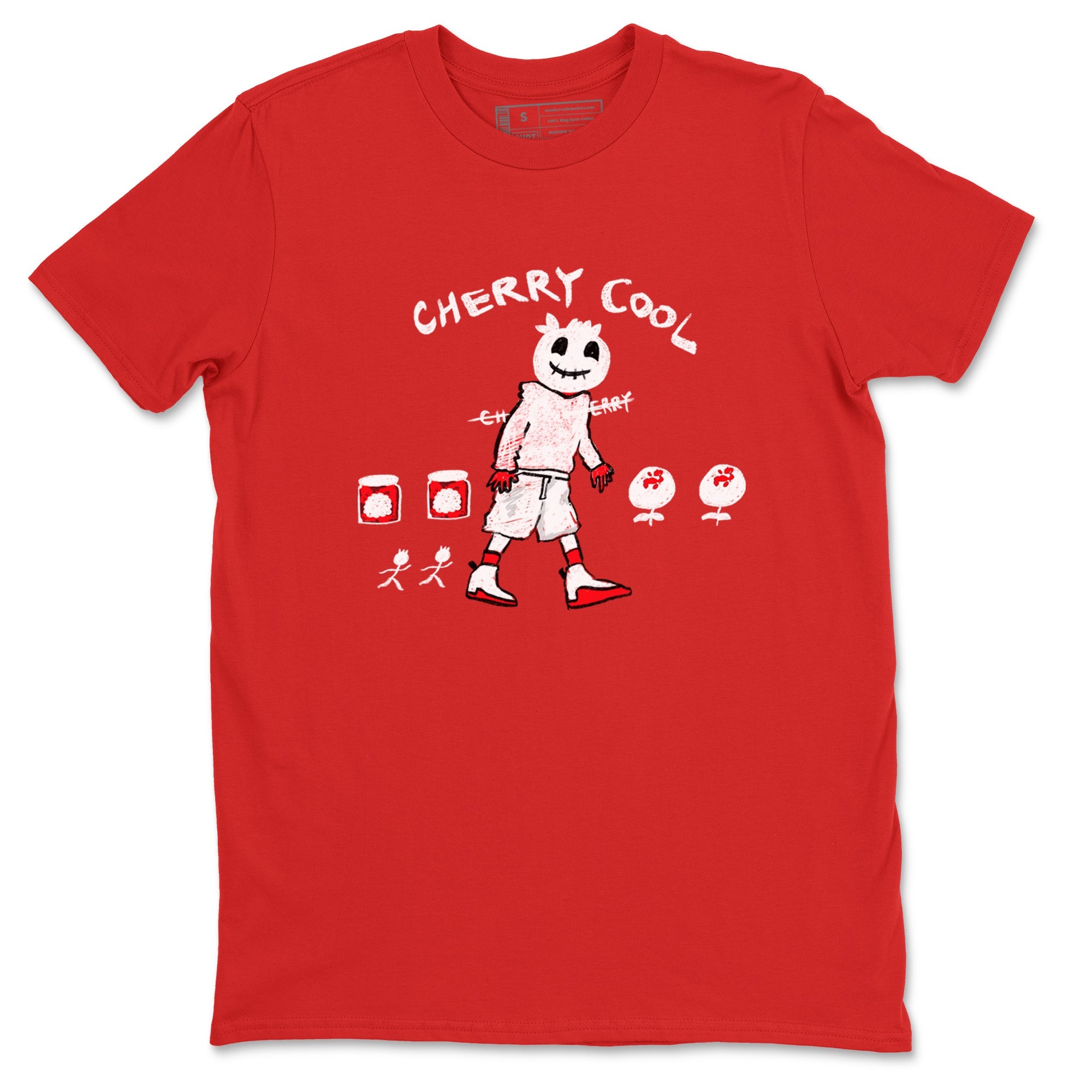 AJ12 Cherry shirts to match jordans Cherry Cool sneaker match tees Air Jordan 12 Cherry Drip Gear Zone streetwear brand Red 2 unisex cotton tee