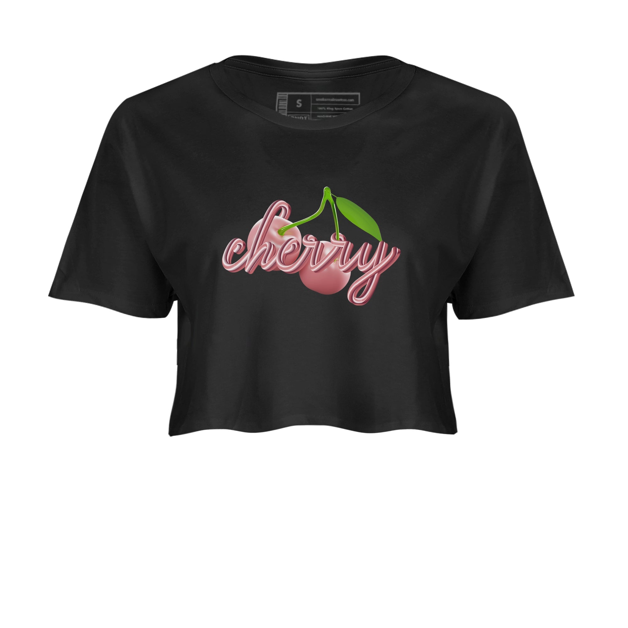 Dunk Valentines Day 2024 shirt to match jordans Cherry sneaker tees Dunk Happy Valentines Day 2024 Drip Gear Zone Black 2 Crop T-Shirt